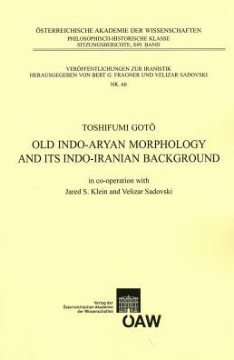 Old Indo-Aryan Morphology and its Indo-Iranian Background