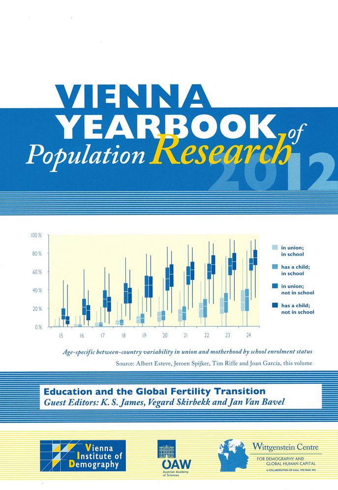 Vienna Yearbook of Population Research 2012 (Volume 10): Education an the Global Fertility Transition