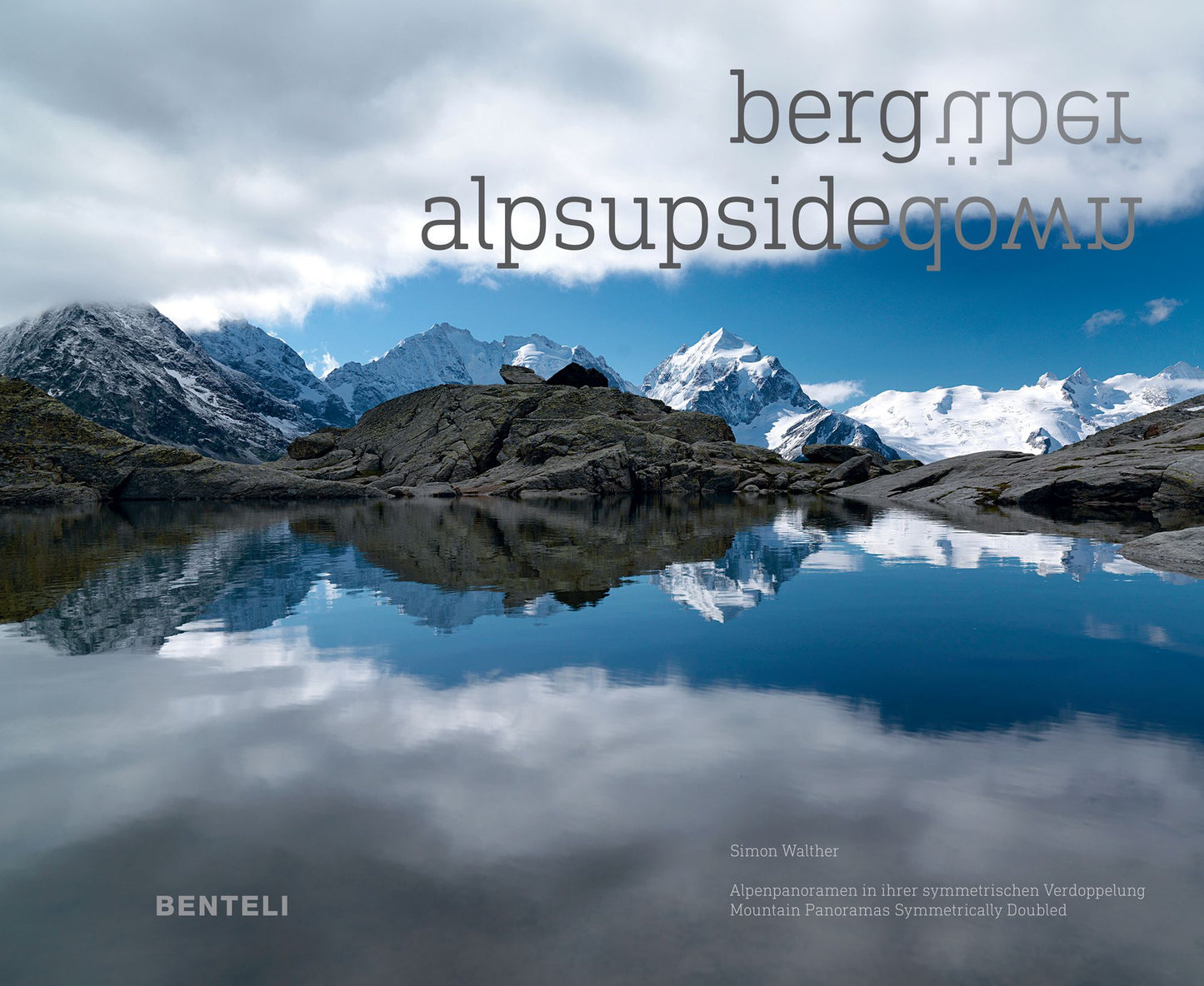 AlpsUpsidedown: Mountain Panoramas Symmetrically Doubled