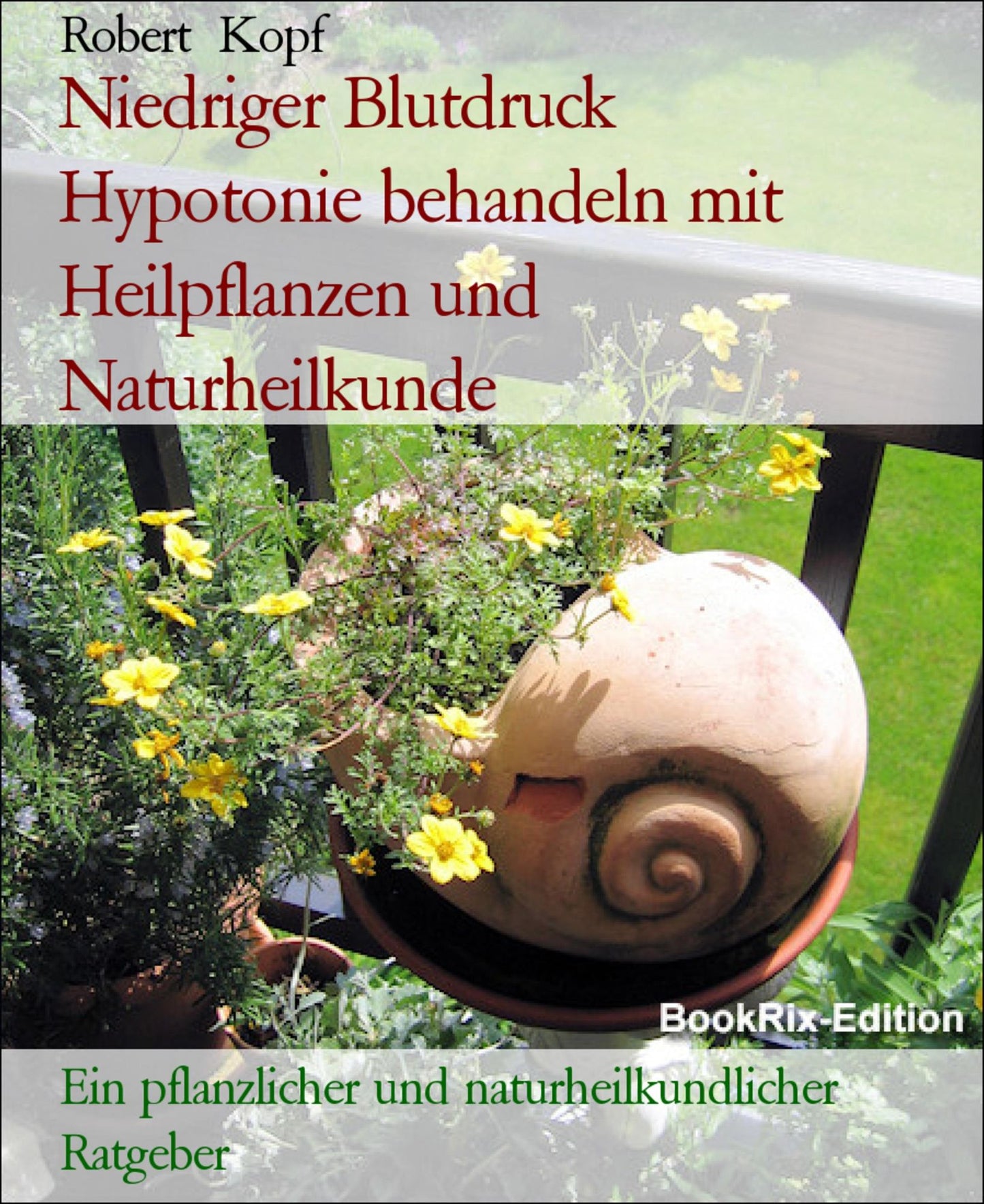 Hypotonie, Niedriger Blutdruck - Kreislaufschwäche behandeln mit Pflanzenheilkunde, Akupressur und Wasserheilkunde: Ein pflanzlicher und naturheilkundlicher Ratgeber
