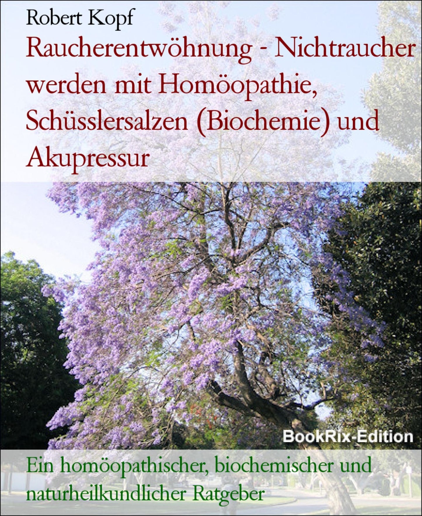 Raucherentwöhnung - Nichtraucher werden mit Homöopathie, Schüsslersalzen (Biochemie) und Akupressur: Ein homöopathischer, biochemischer und naturheilkundlicher Ratgeber