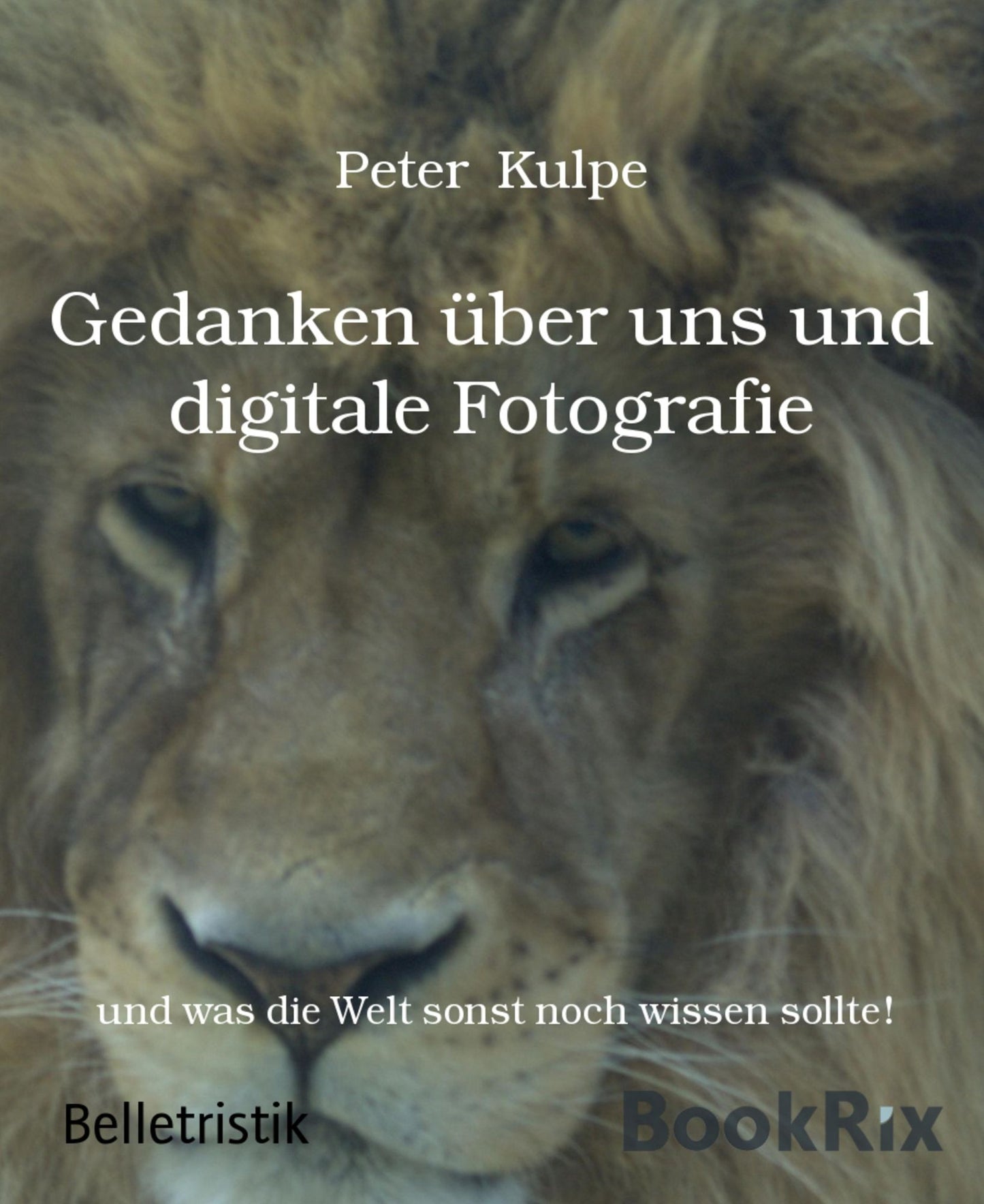 Gedanken über uns und digitale Fotografie: und was die Welt sonst noch wissen sollte!