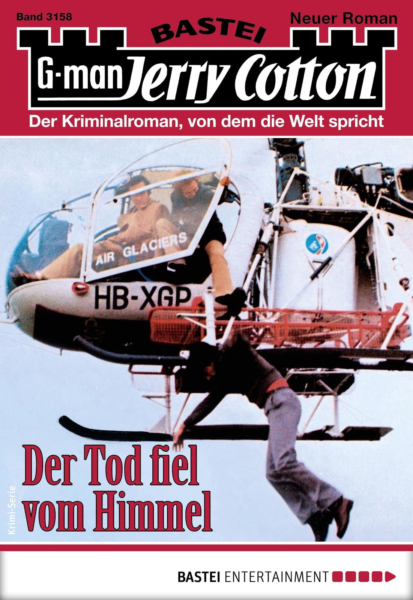Jerry Cotton 3158 - Krimi-Serie: Der Tod fiel vom Himmel
