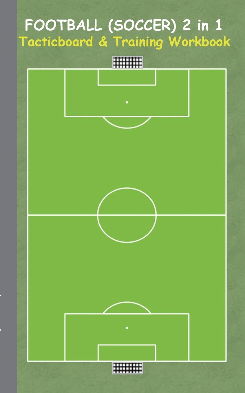 Football (Soccer) 2 in 1 Tacticboard and Training Workbook
