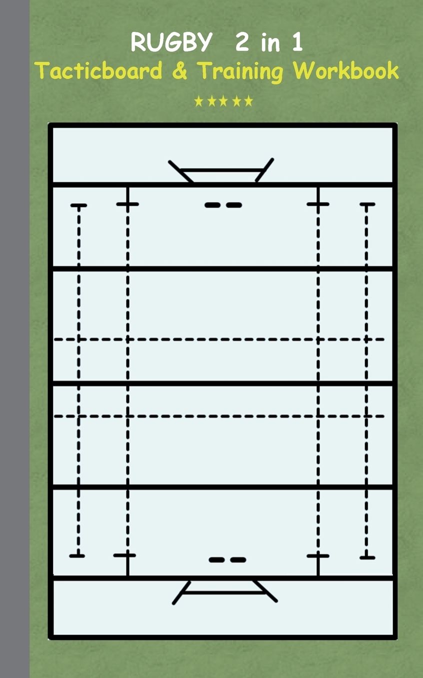 Rugby 2 in 1 Tacticboard and Training Workbook