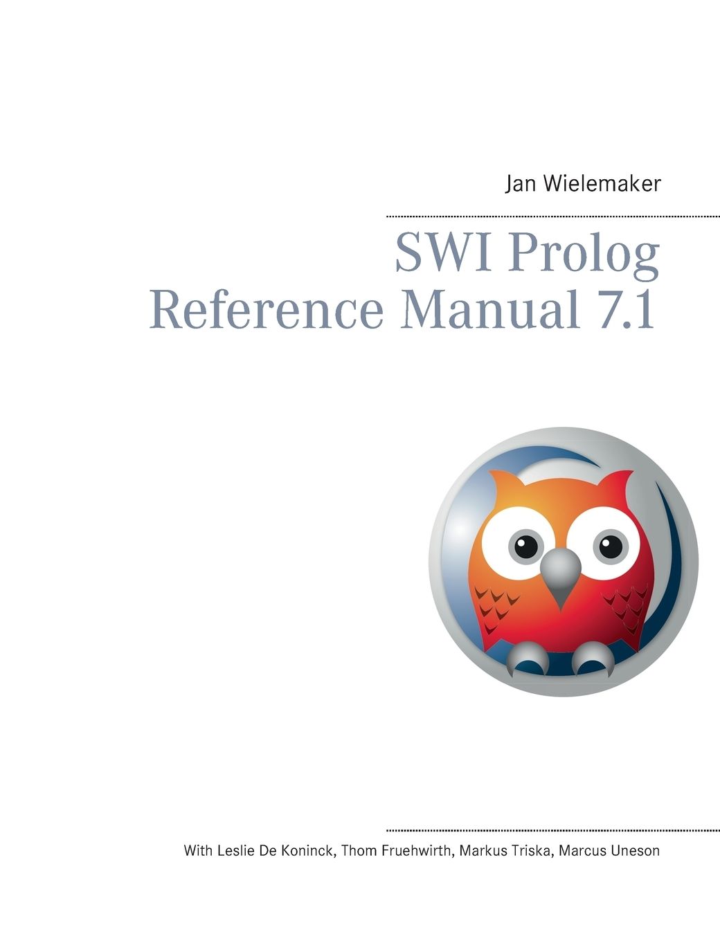 Swi PROLOG Reference Manual 7.1