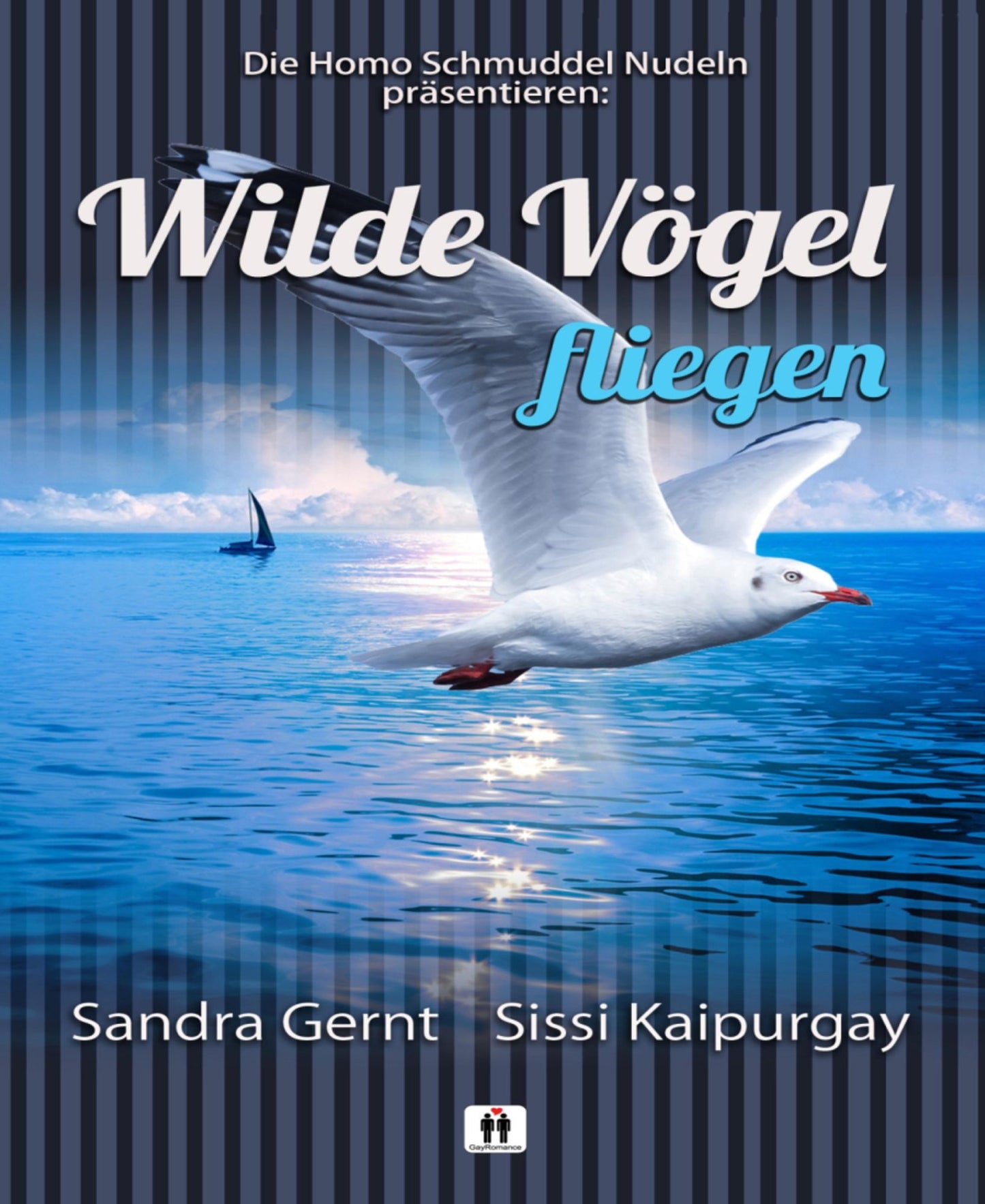 Wilde Vögel fliegen