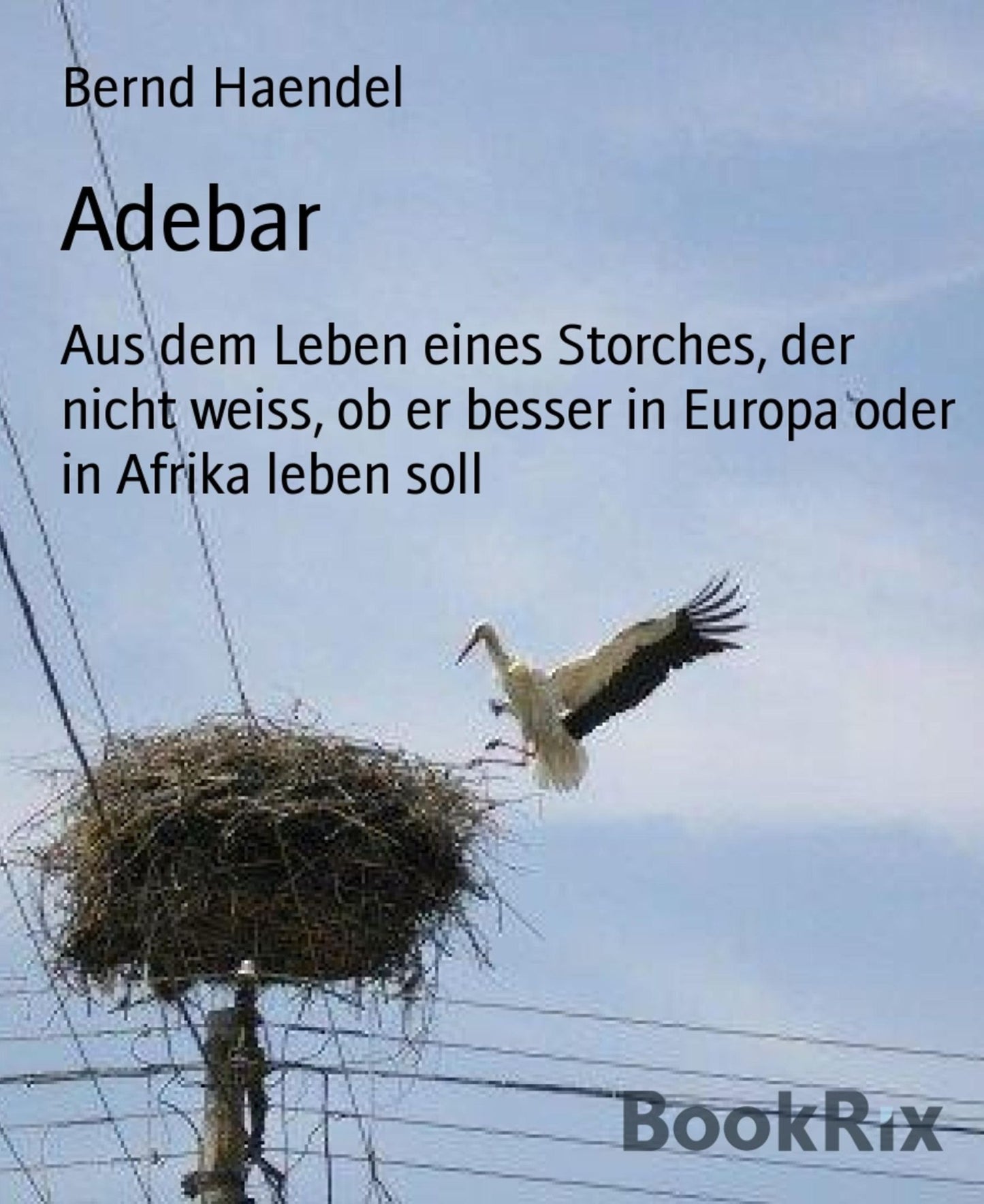Adebar: Aus dem Leben eines Storches, der nicht weiss, ob er besser in Europa oder in Afrika leben soll