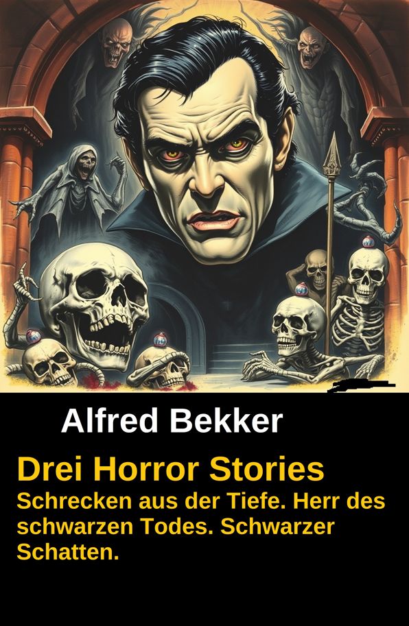 Drei Horror Stories: Schrecken aus der Tiefe. Herr des schwarzen Todes. Schwarzer Schatten.