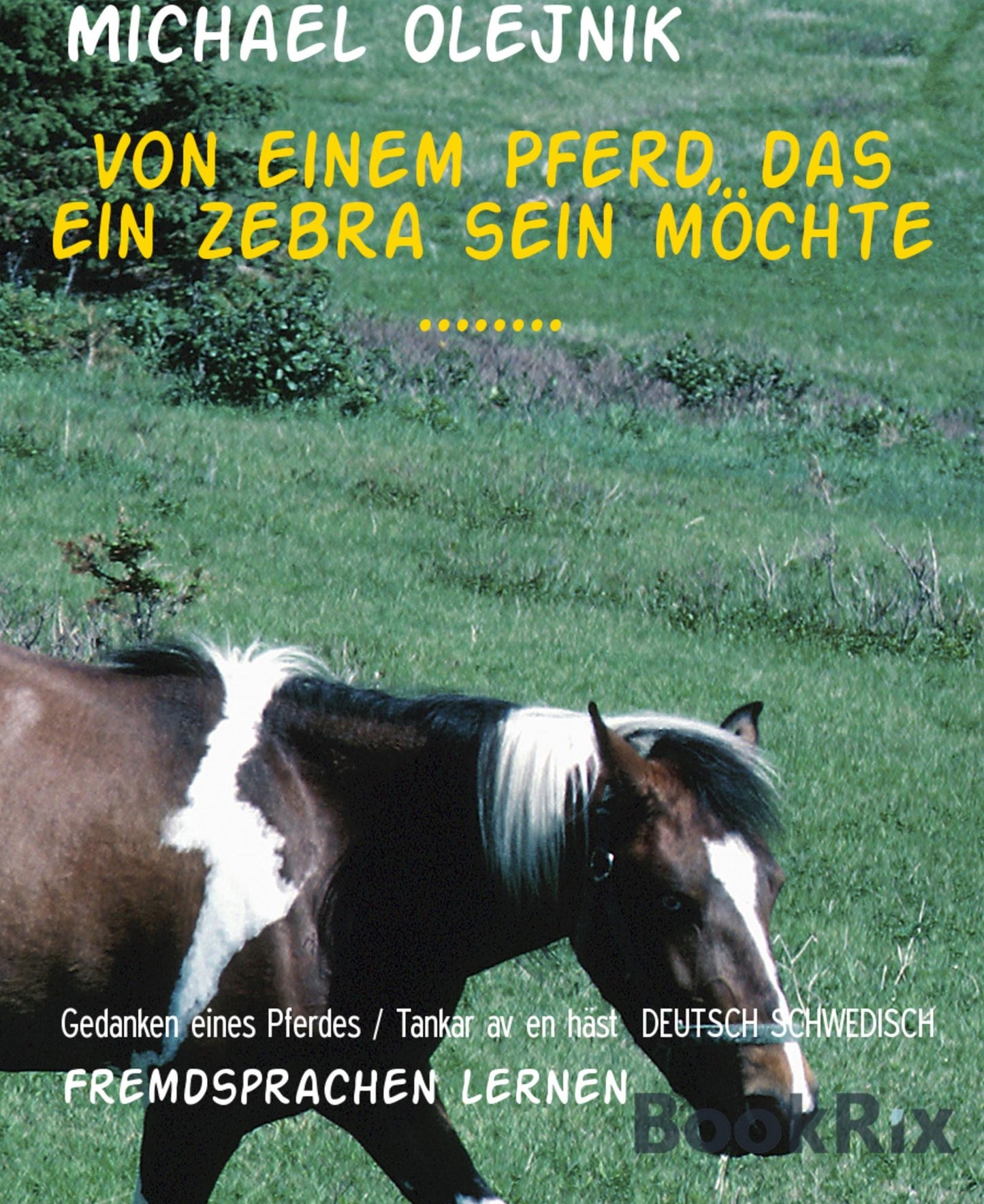 Von einem Pferd, das ein Zebra sein möchte ........: Gedanken eines Pferdes / Tankar av en häst DEUTSCH SCHWEDISCH