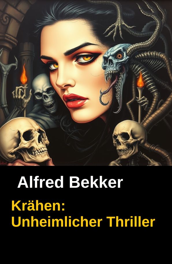 Alfred Bekker schrieb als Leslie Garber - Krähen: Thriller: Unheimlicher Roman