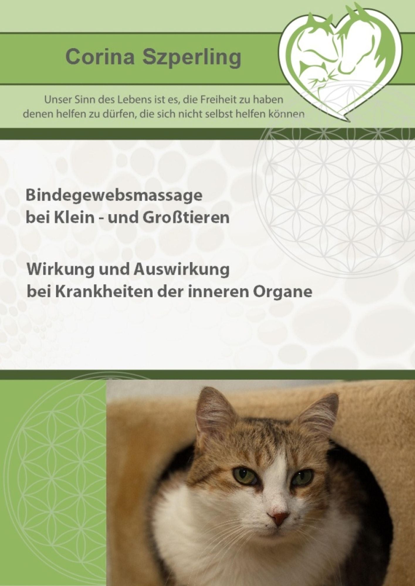 Bindegewebsmassage bei Klein- und Großtieren: Wirkung und Auswirkung bei Krankheiten der inneren Organe