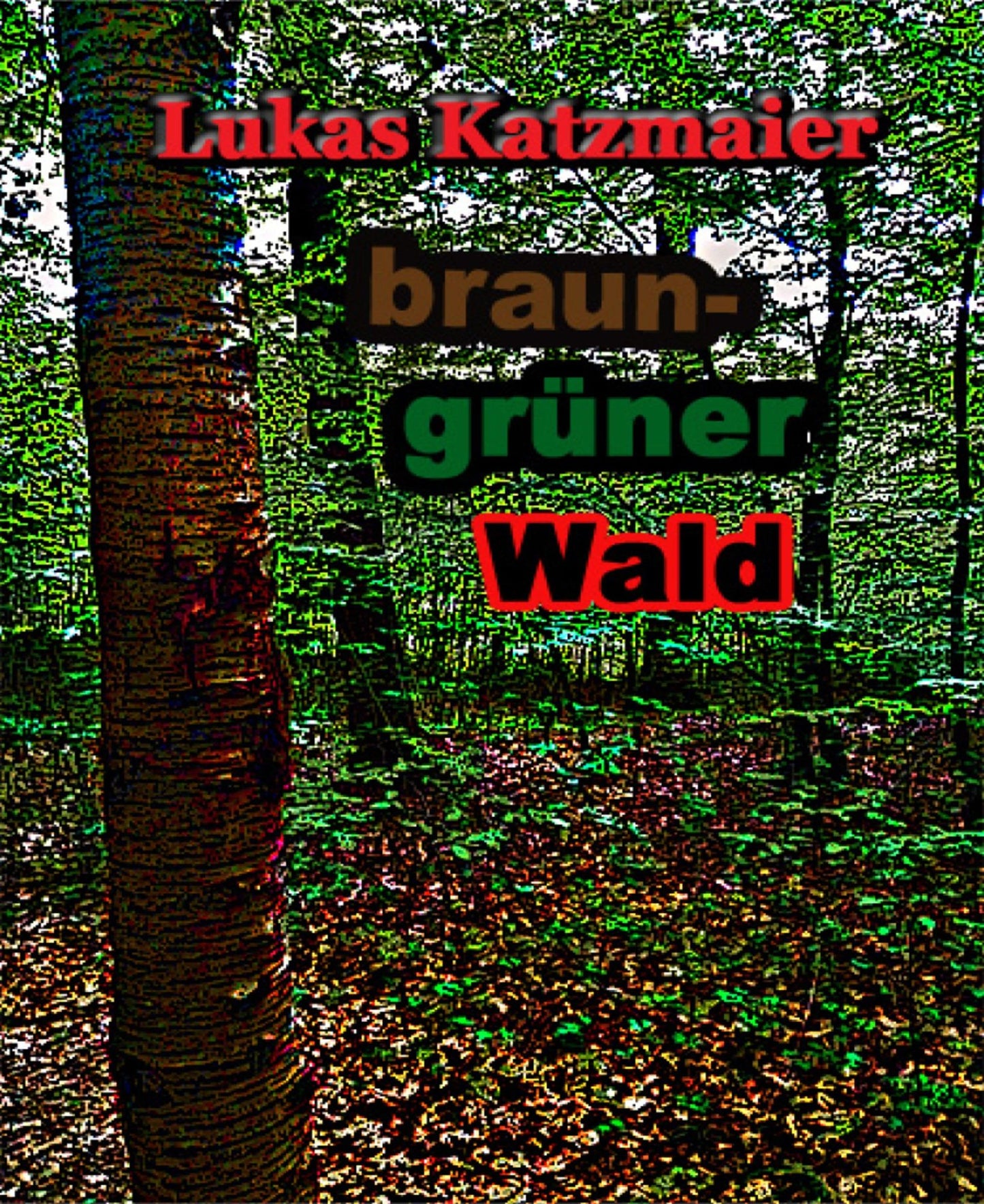 braun-grüner Wald