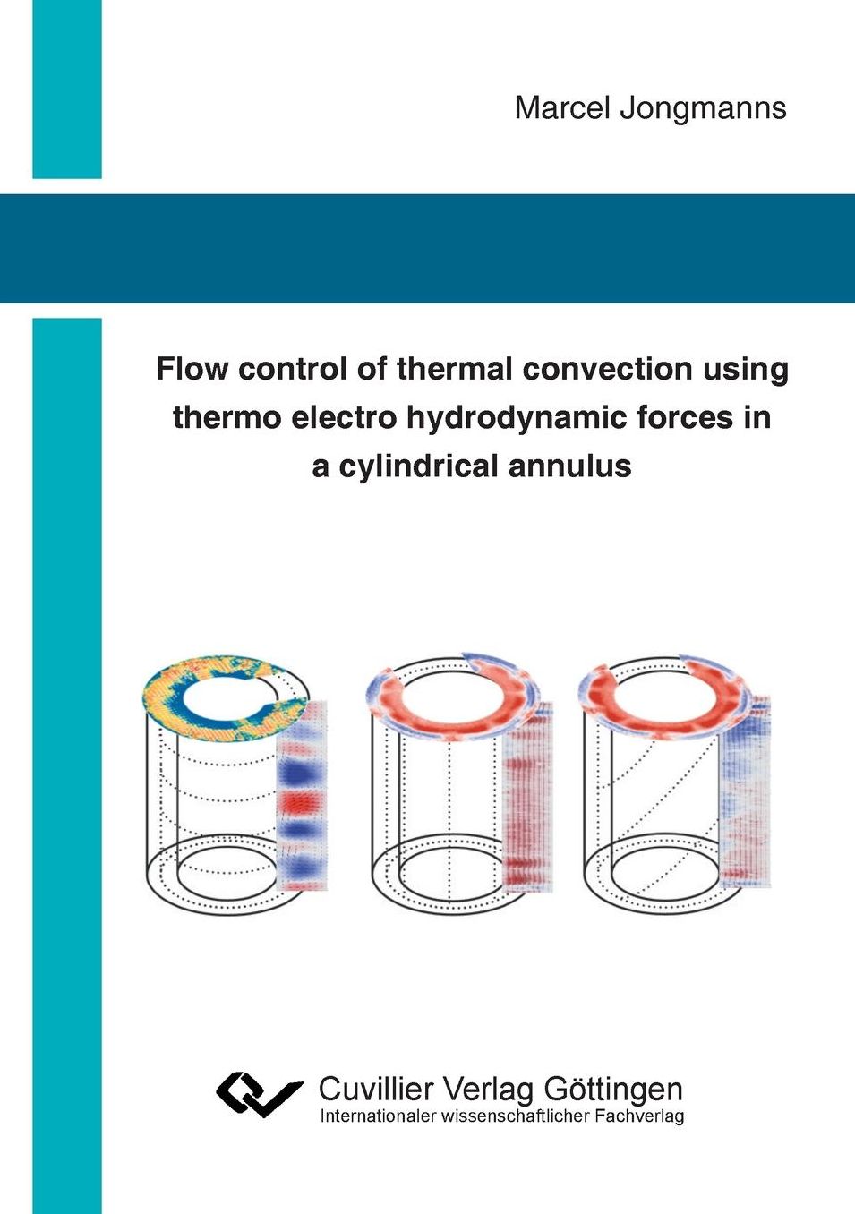 Flow control of thermal convection using thermo electro hydrodynamic forces in a cylindrical annulus