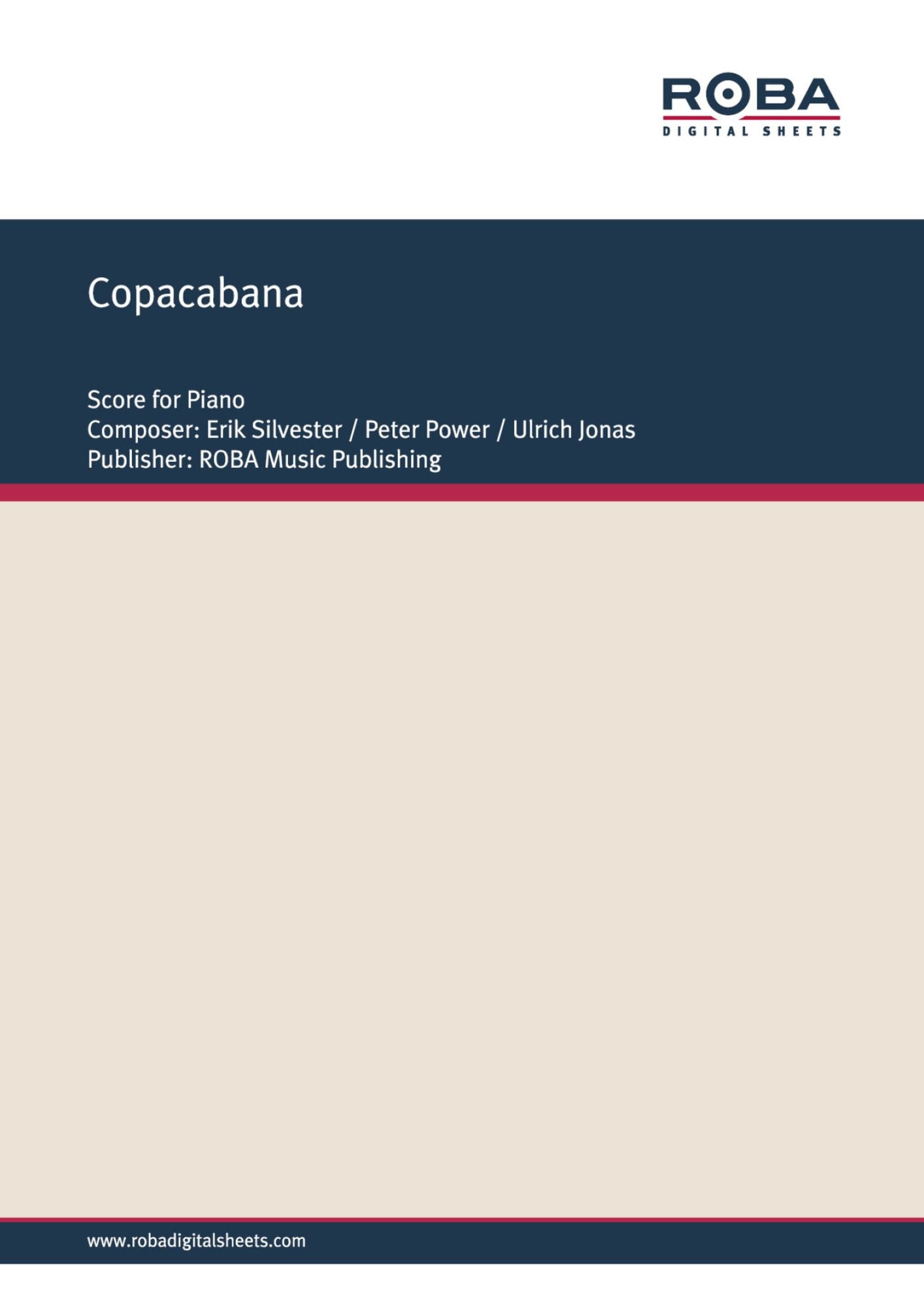COPACABANA: Erik Silvester auf Crystal Records