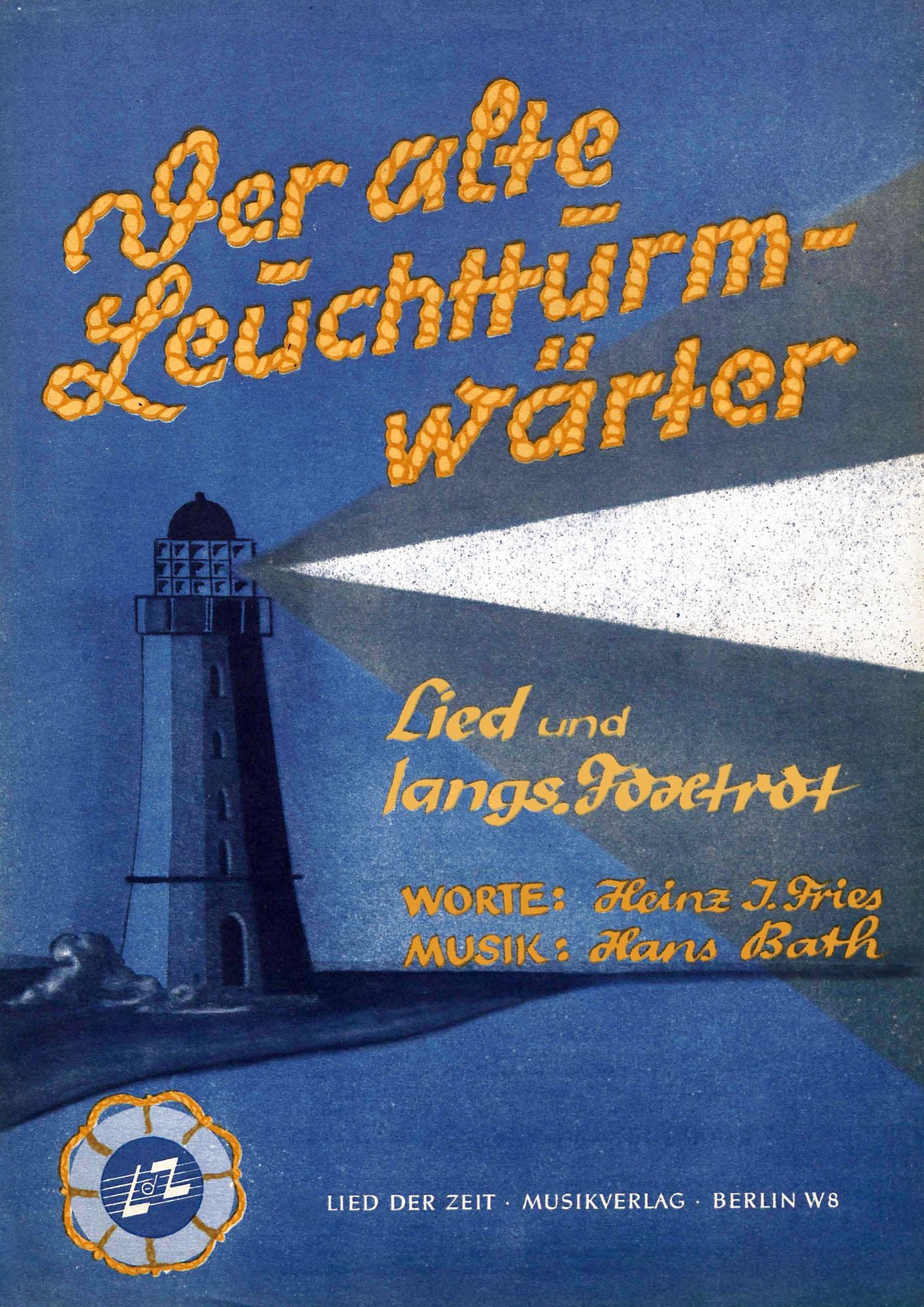 Der alte Leuchtturmwärter: Lied und langsamer Foxtrot