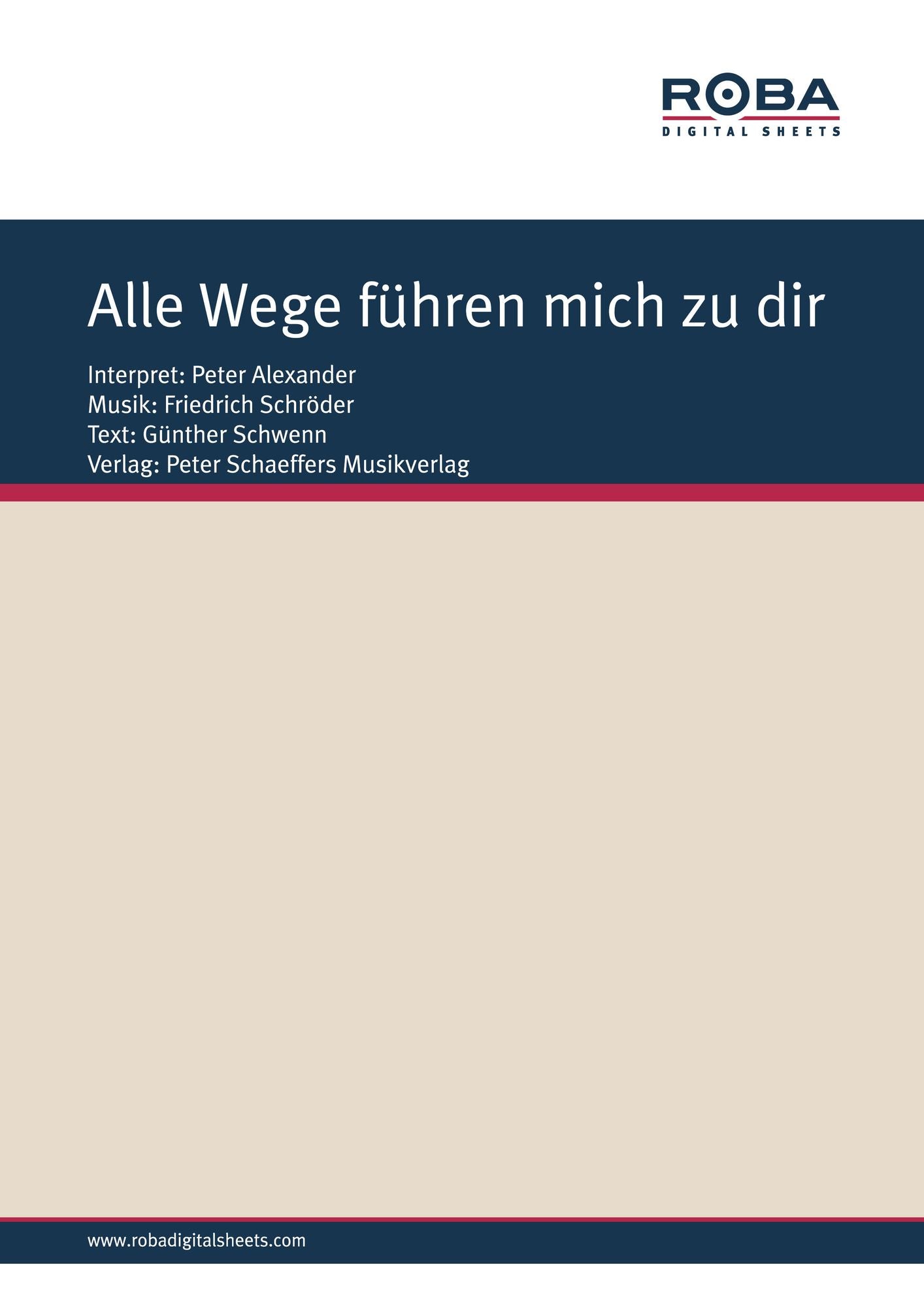 Alle Wege führen mich zu dir