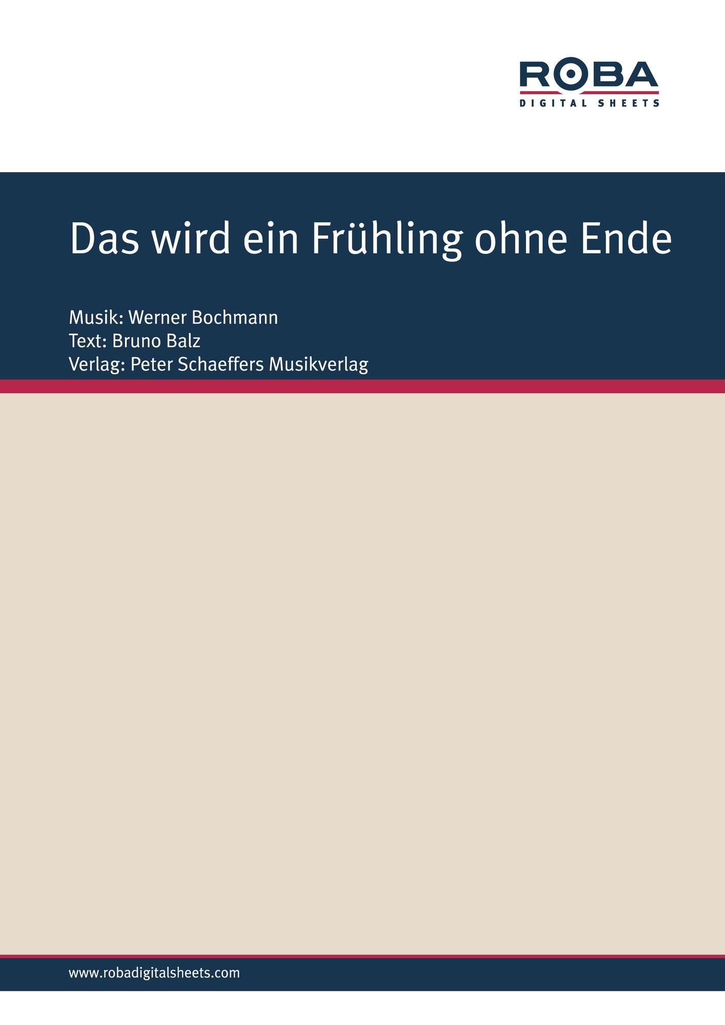 Das wird ein Frühling ohne Ende