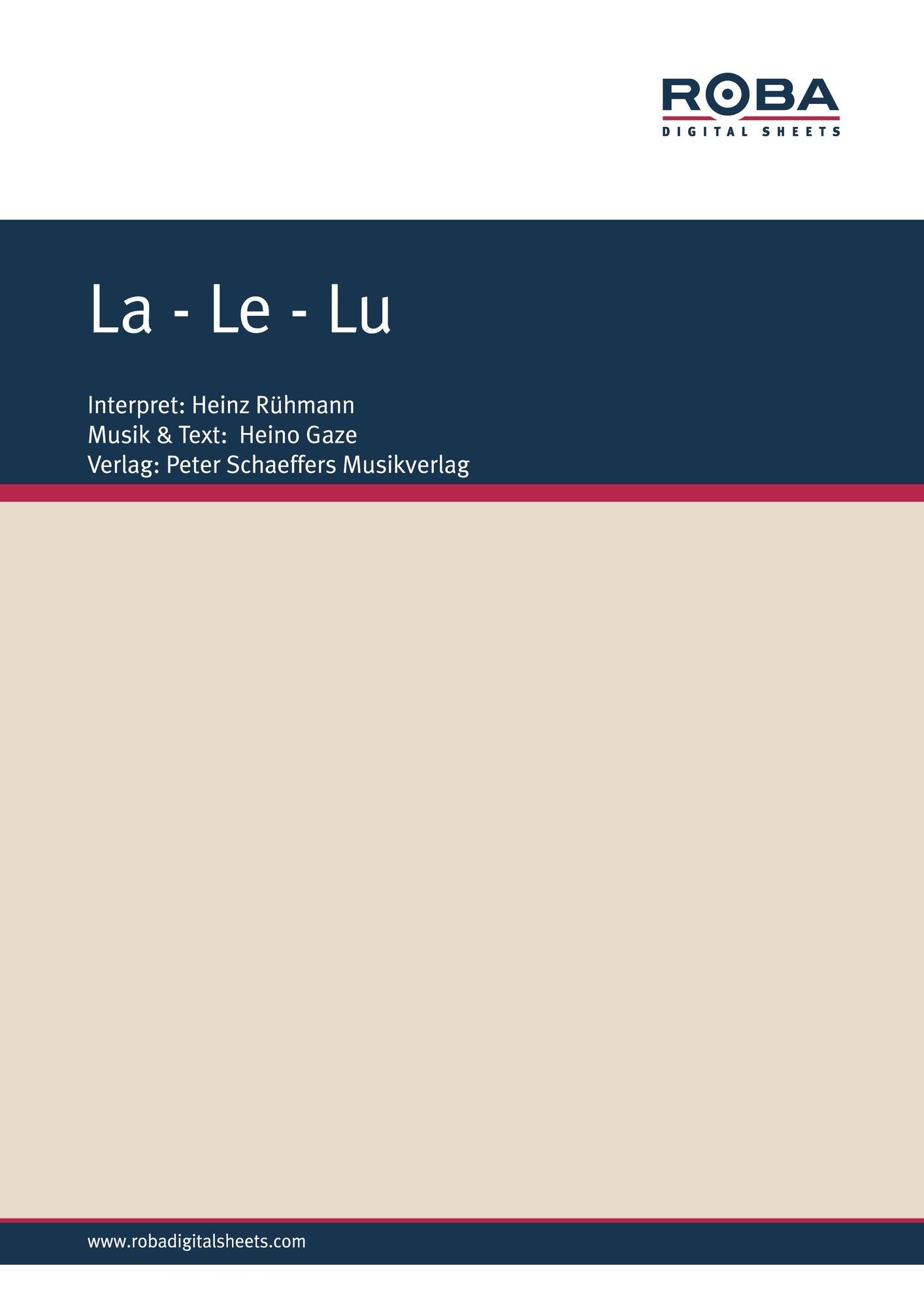 La - Le - Lu