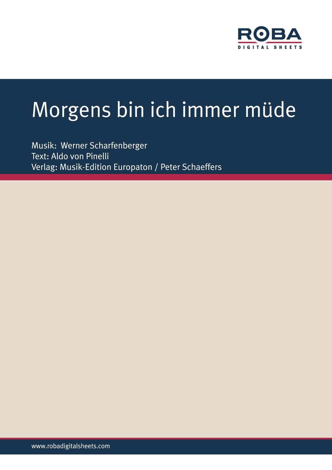Morgens bin ich immer müde