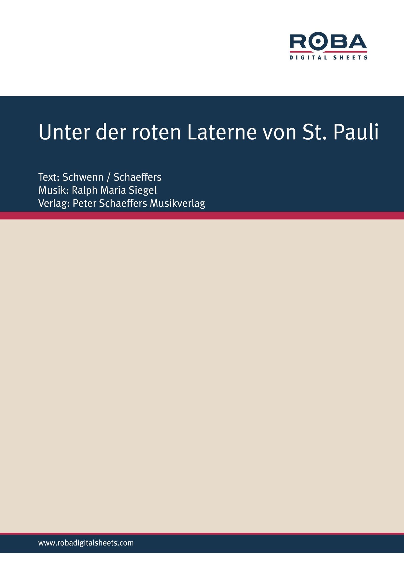 Unter der roten Laterne von St. Pauli