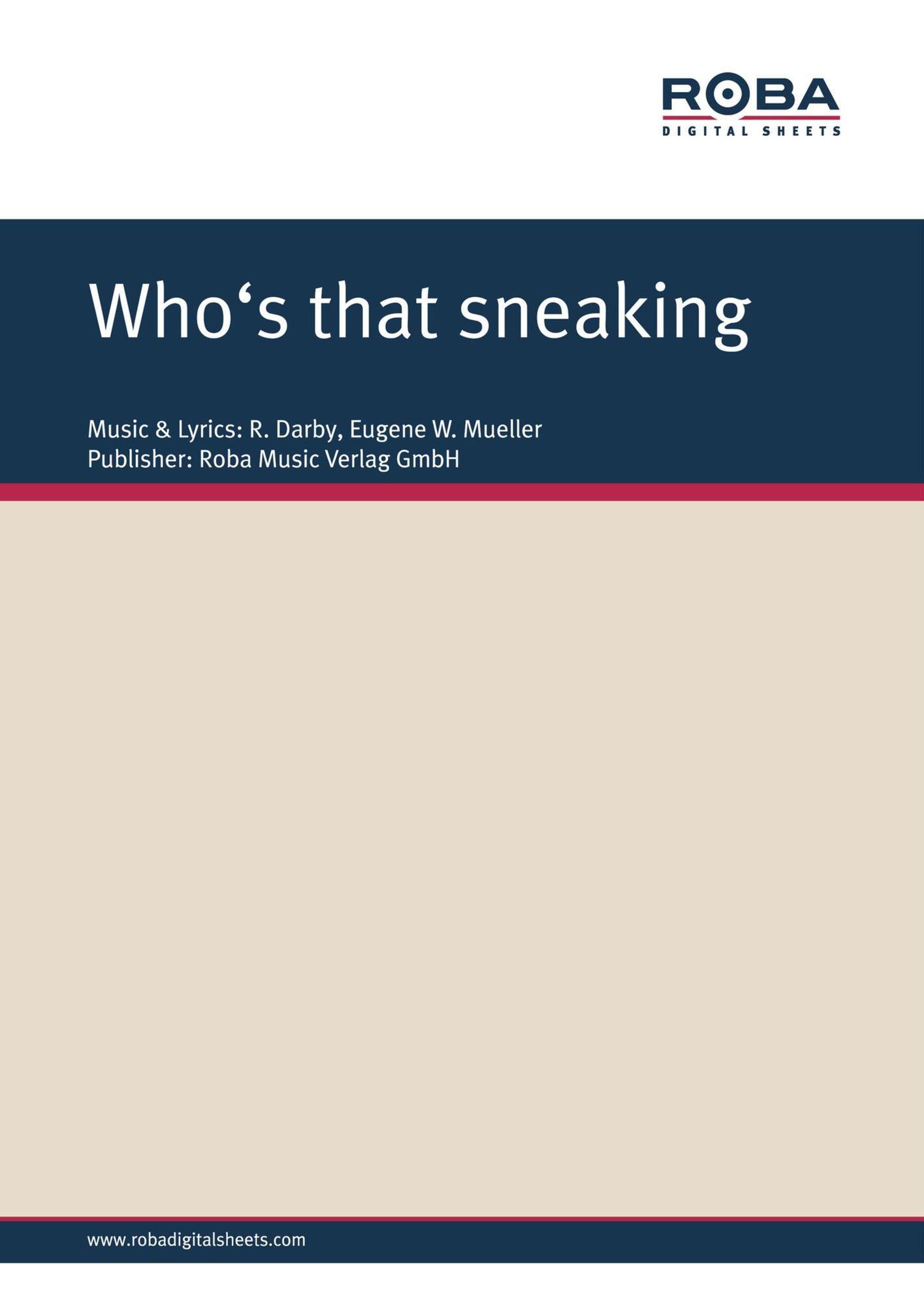 Who's that sneaking