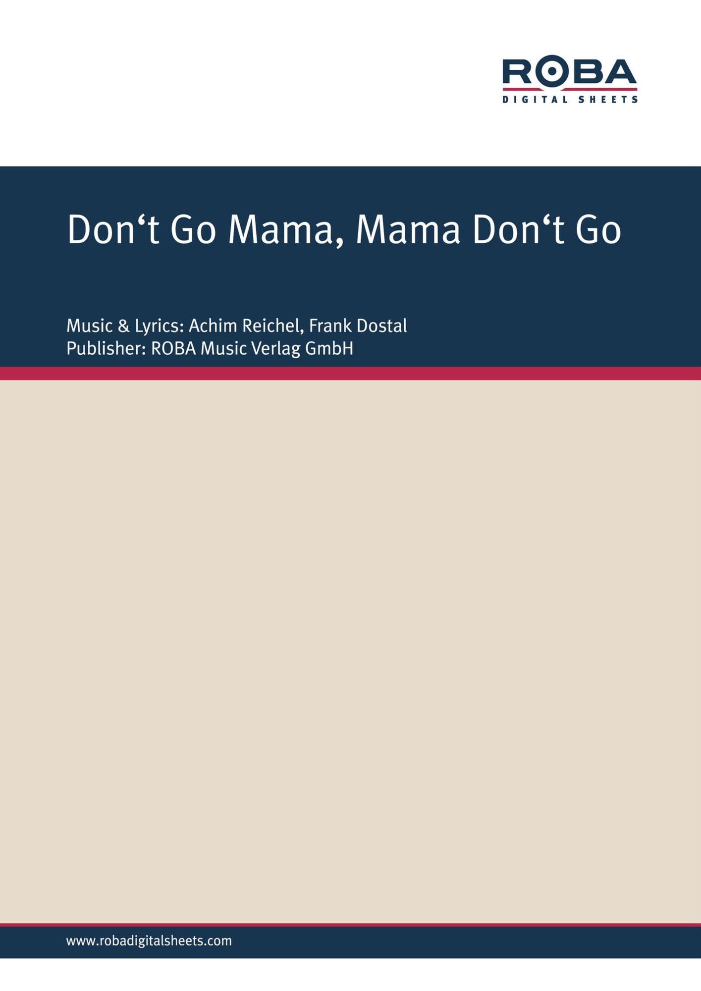 Don't Go Mama, Mama Don't Go: Emanuel auf Philips
