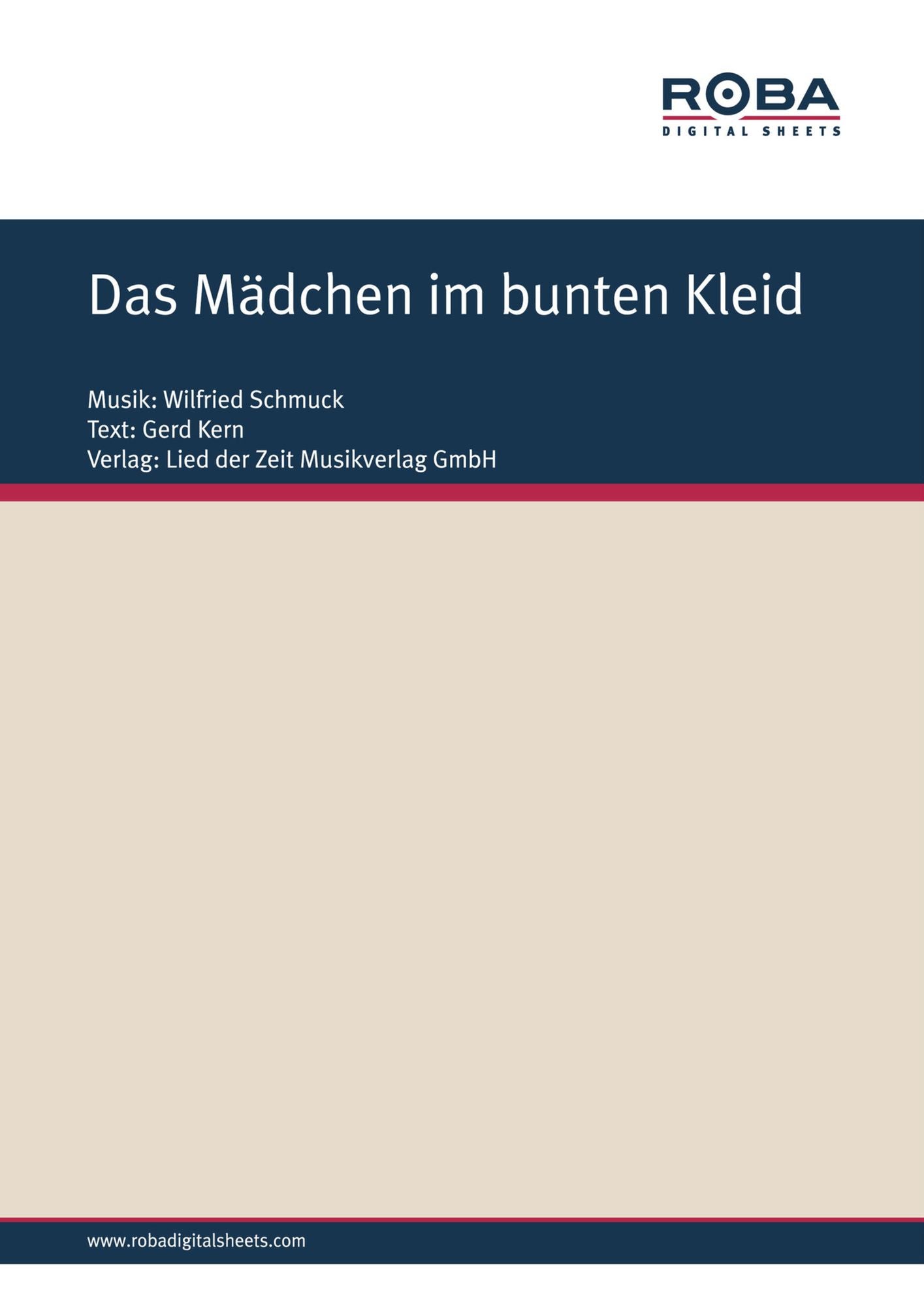 Das Mädchen im bunten Kleid