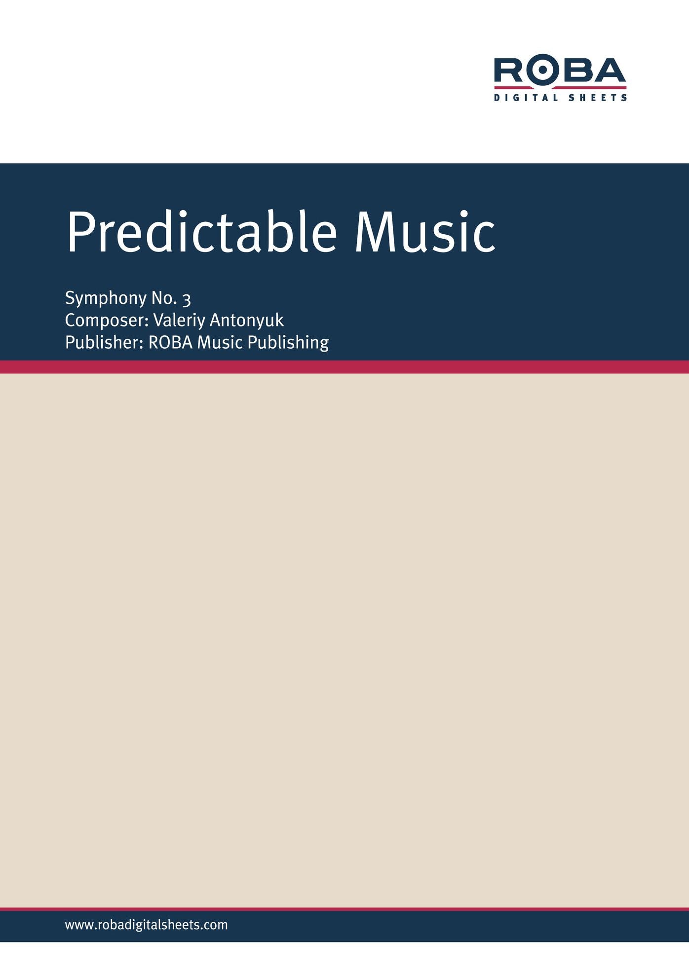 Predictable Music: Symphony No. 3