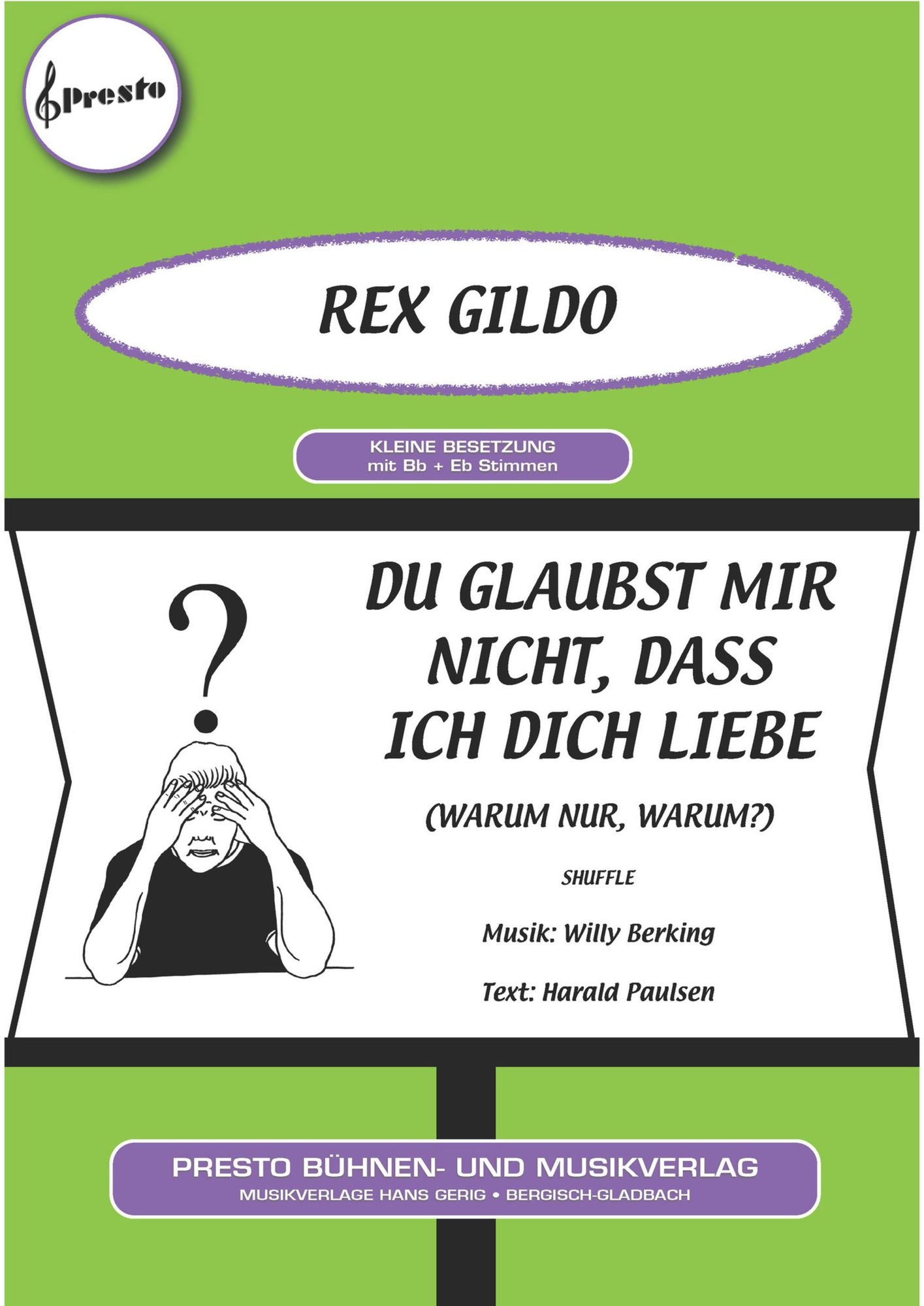 Du glaubst mir nicht, dass ich dich liebe: Warum nur, warum?