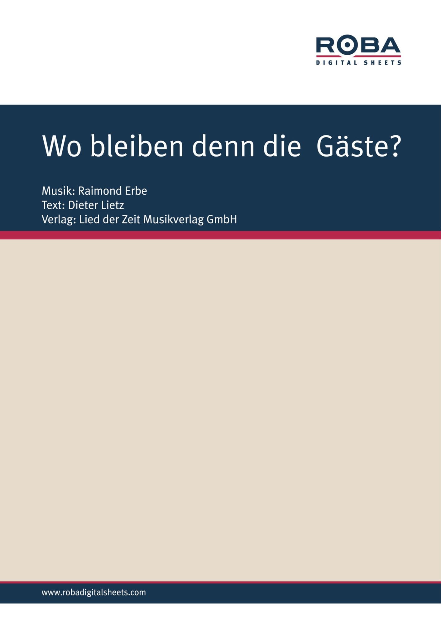 Wo bleiben denn die Gäste?