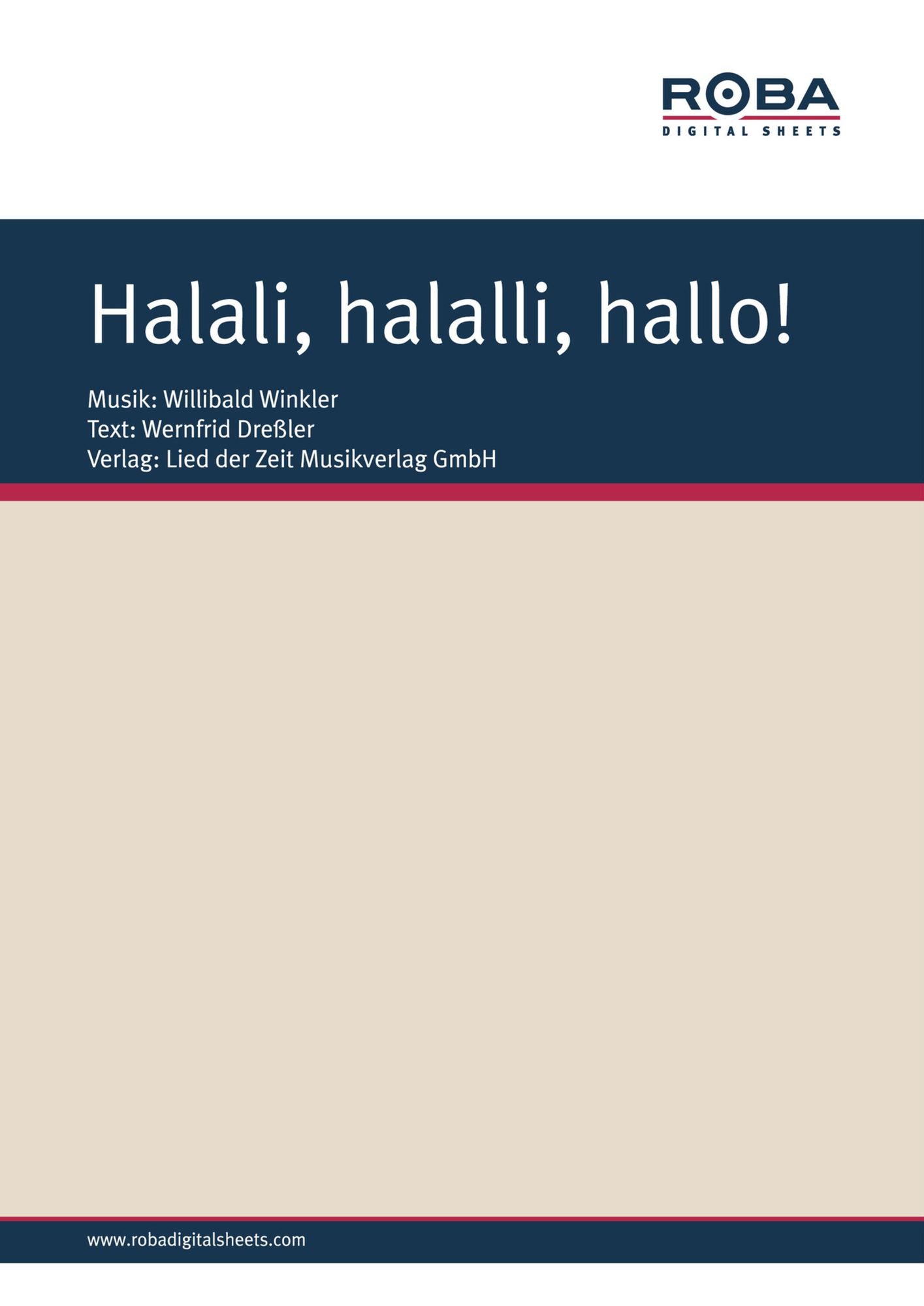 Halali, halli, hallo!