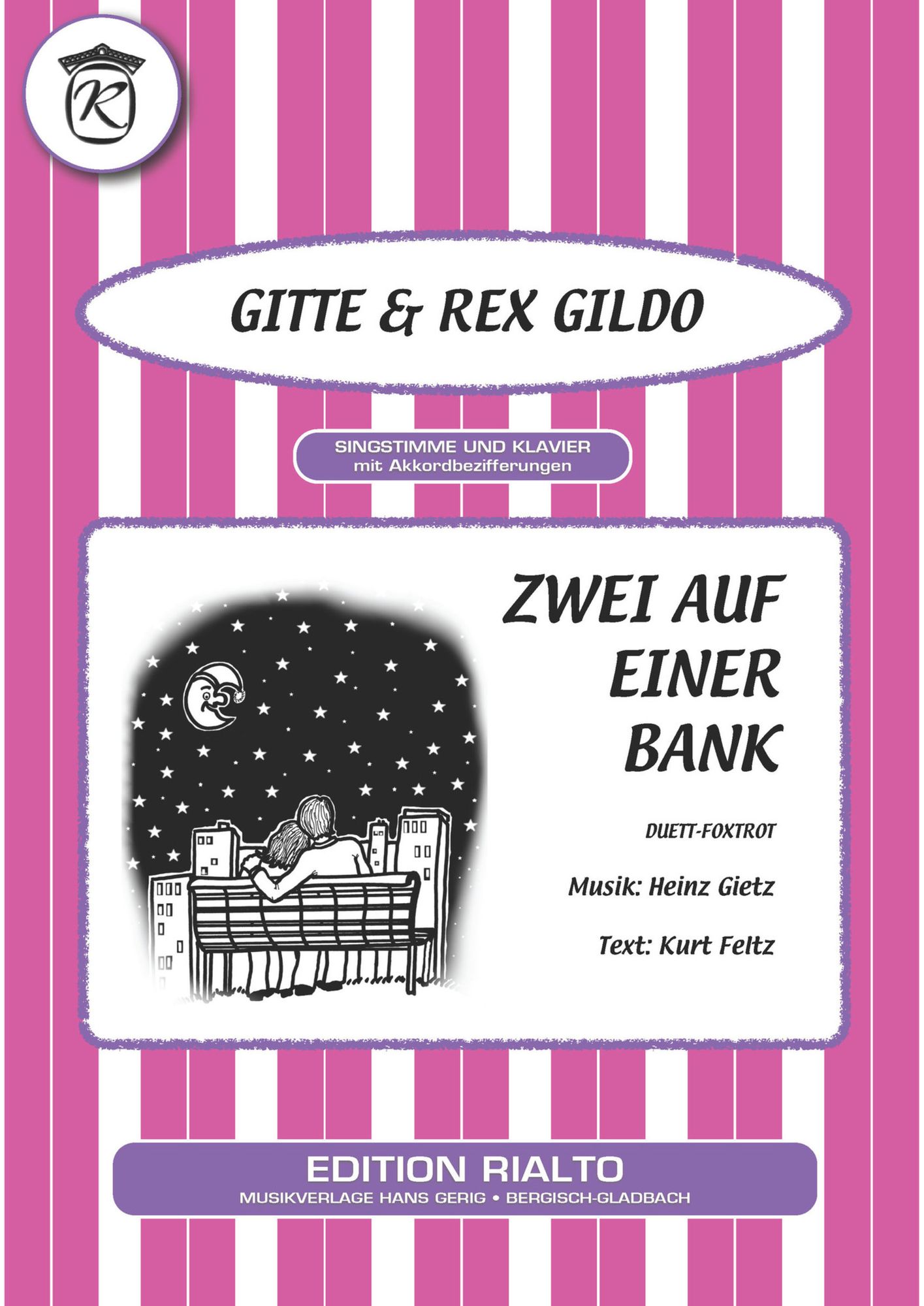 Zwei auf einer Bank