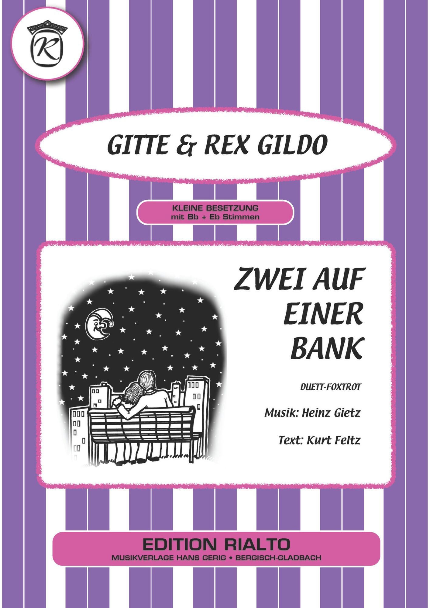 Zwei auf einer Bank