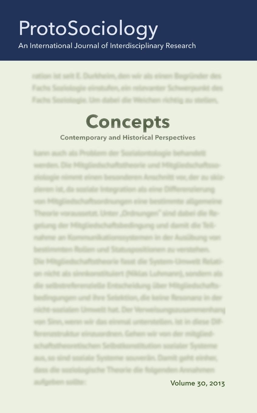 Concepts: Contemporary and Historical Perspectives