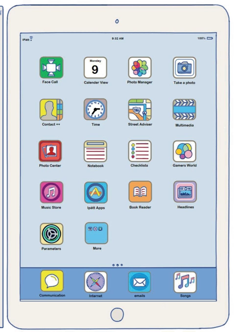 Ip tt Tablet Notebook - Das Notizbuch im Ipad Design