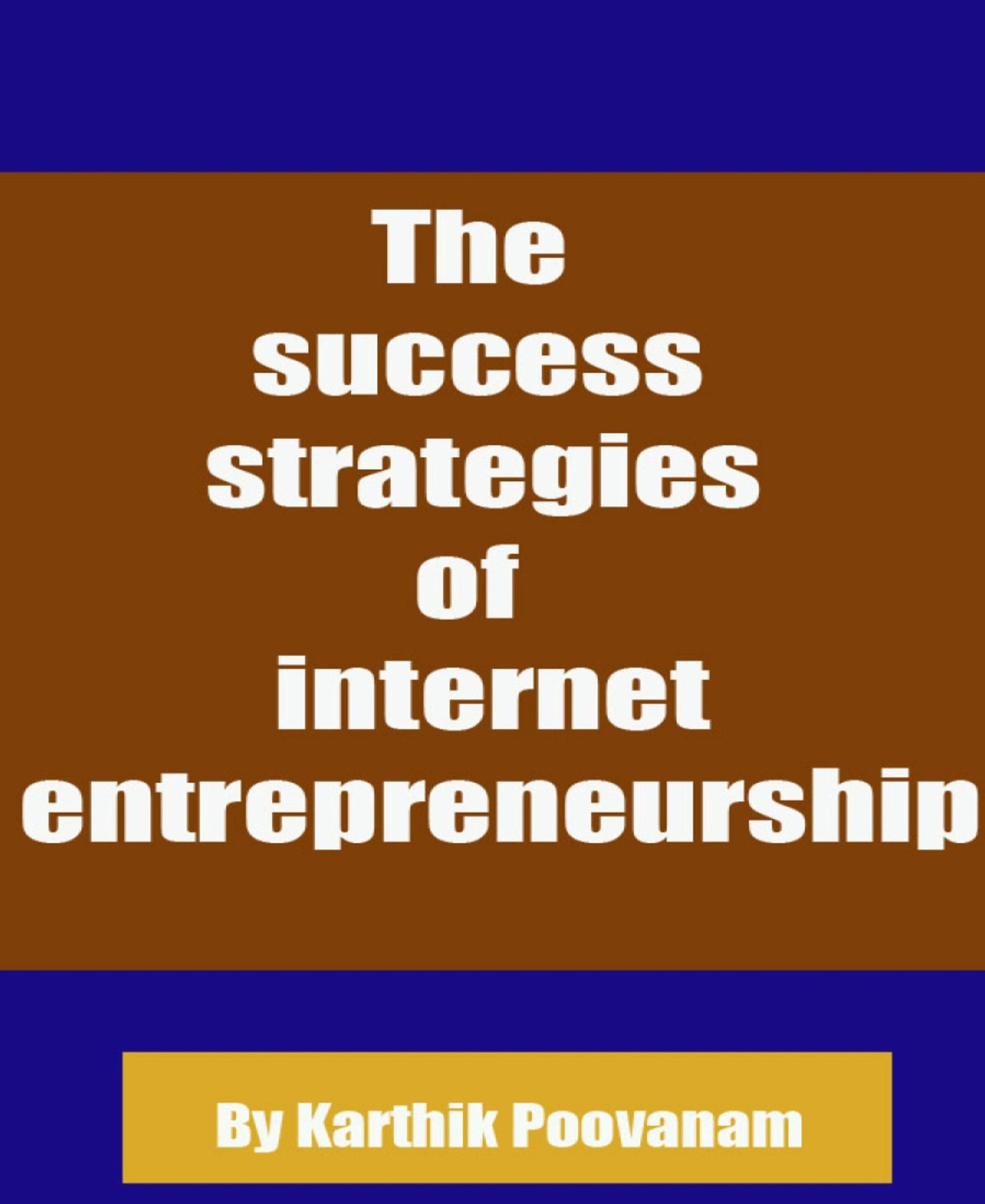 The success strategies of internet entrepreneurship