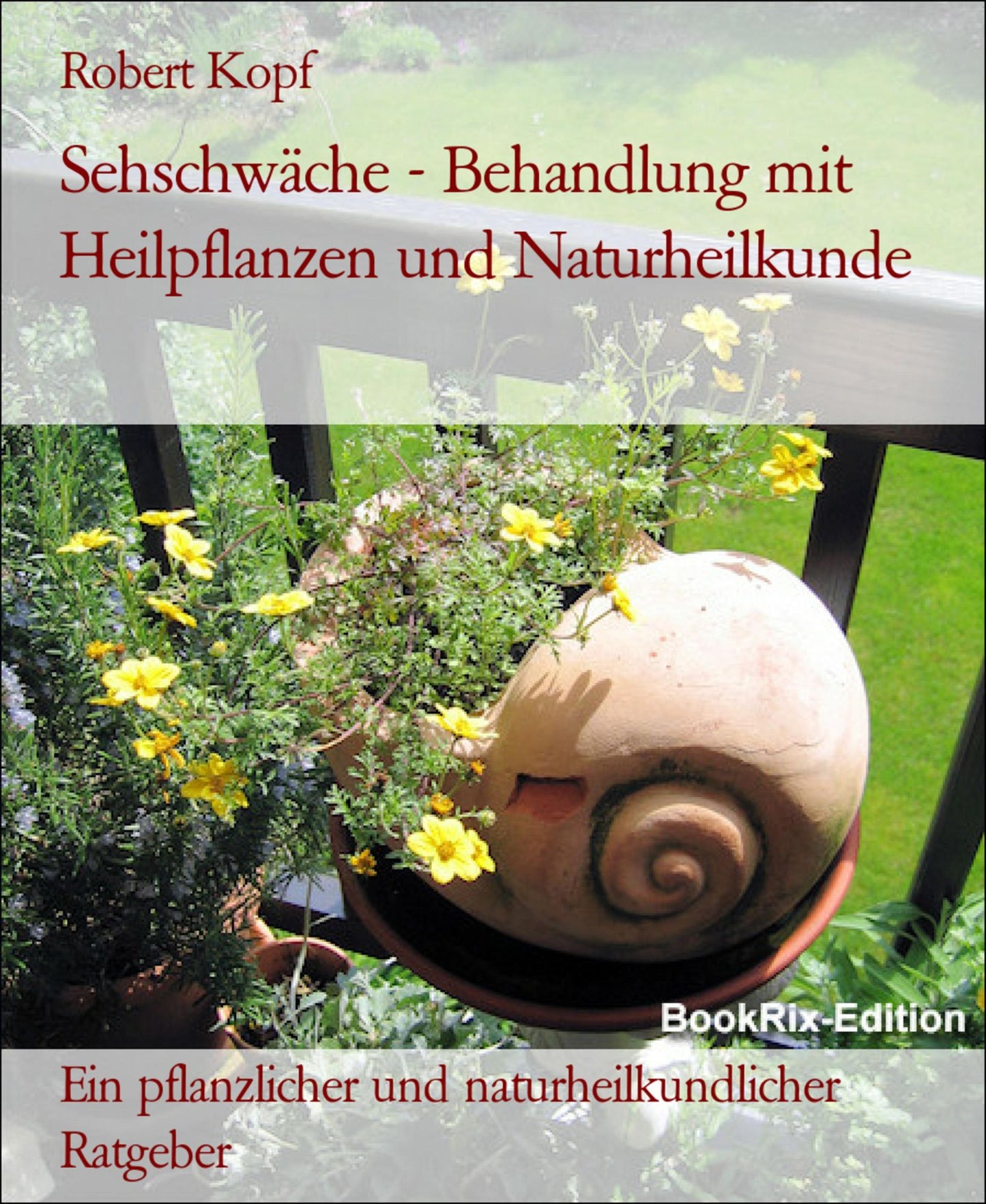 Sehschwäche - Behandlung und Vorbeugung mit Pflanzenheilkunde (Phytotherapie), Akupressur und Wasserheilkunde: Ein pflanzlicher und naturheilkundlicher Ratgeber