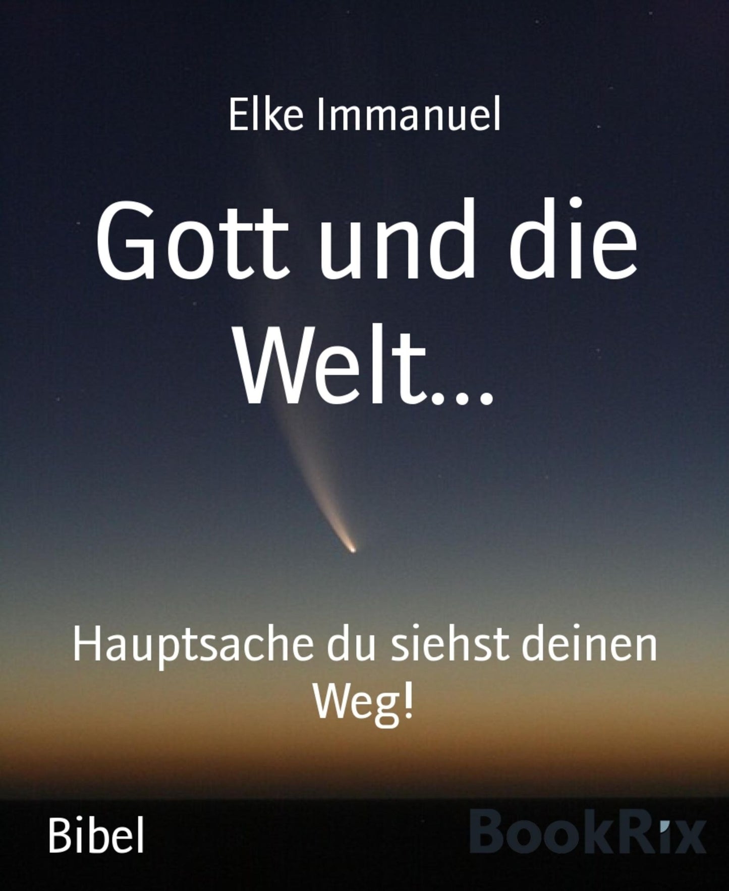 Gott und die Welt...: Hauptsache du siehst deinen Weg!