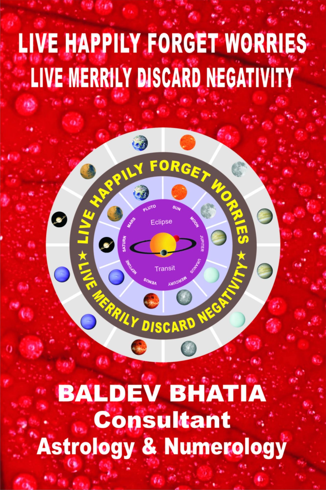Live Happily Forget Worries: Live Merrily Discard Negativity