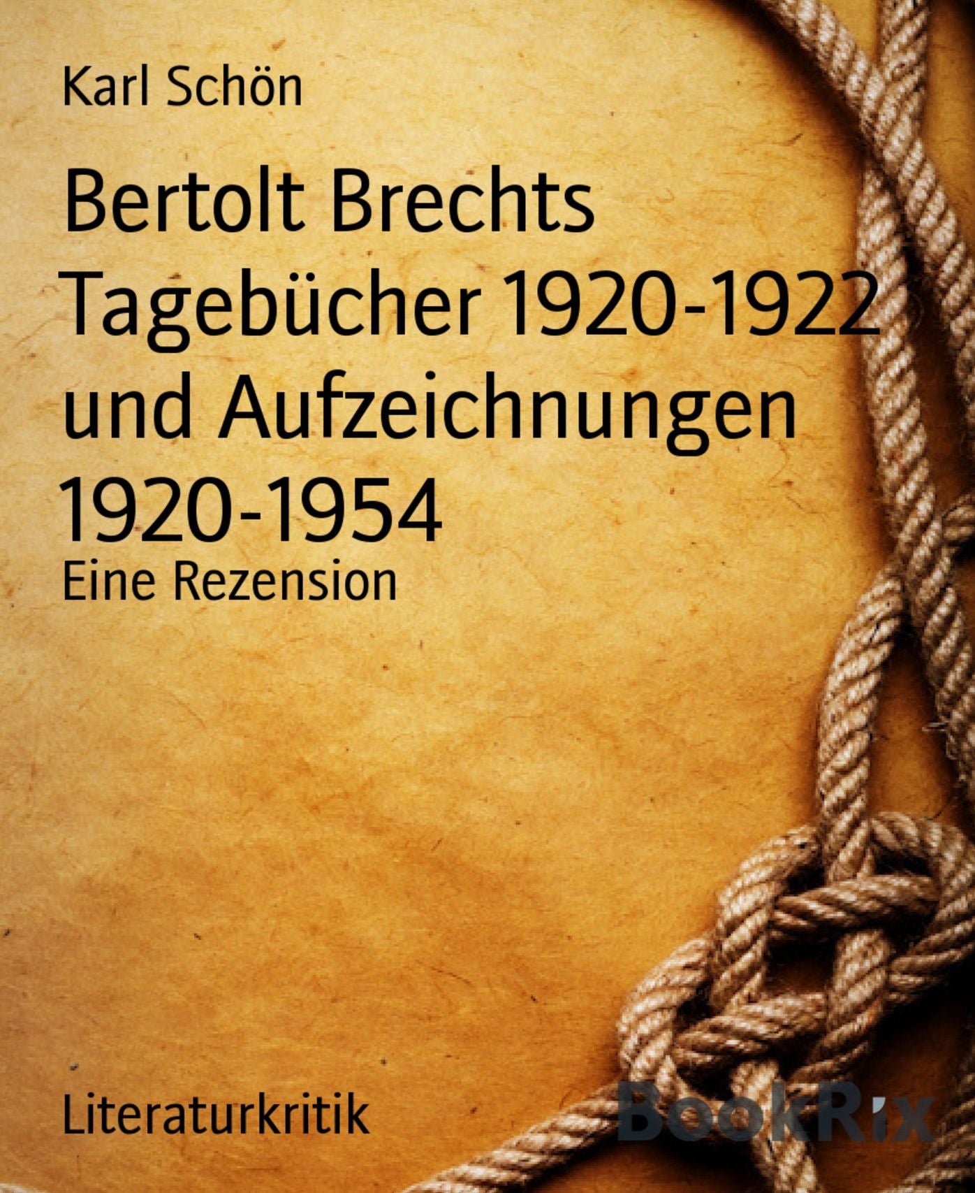 Bertolt Brechts Tagebücher 1920-1922 und Aufzeichnungen 1920-1954: Eine Rezension