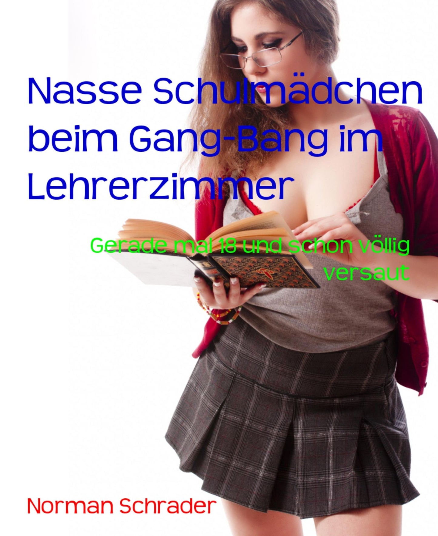Nasse Schulmädchen beim Gang-Bang im Lehrerzimmer: Gerade mal 18 und schon völlig versaut