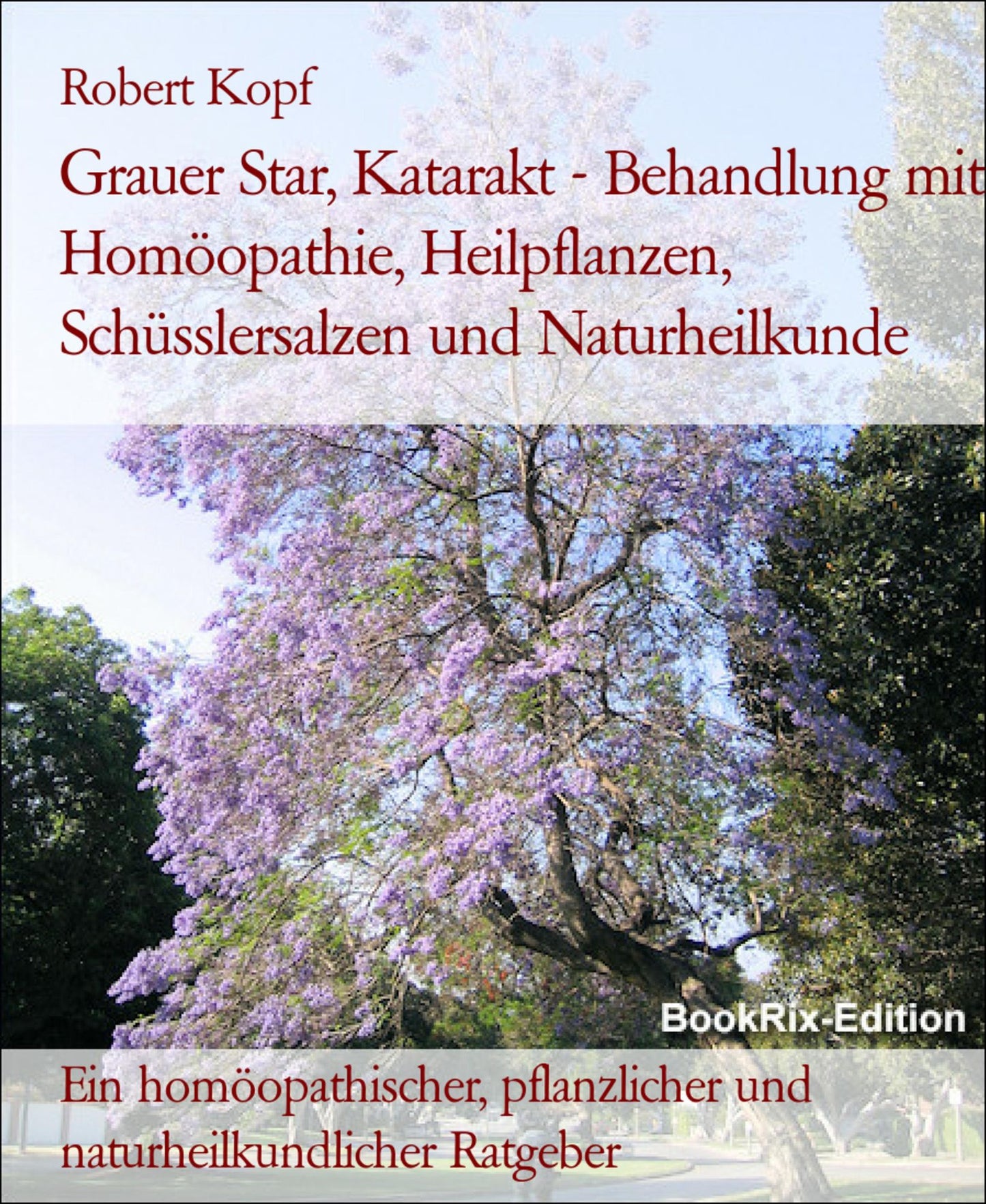 Grauer Star, Katarakt - Behandlung mit Homöopathie, Schüsslersalzen, Pflanzenheilkunde, Akupressur und Wasserheilkunde: Ein homöopathischer, biochemischer, pflanzlicher und naturheilkundlicher Ratgeber