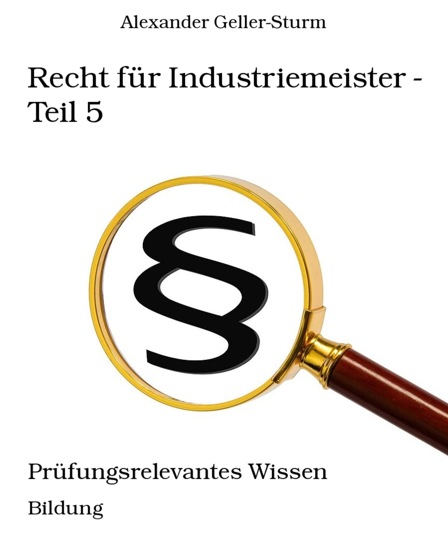 Recht für Industriemeister - Teil 5: Prüfungsrelevantes Wissen