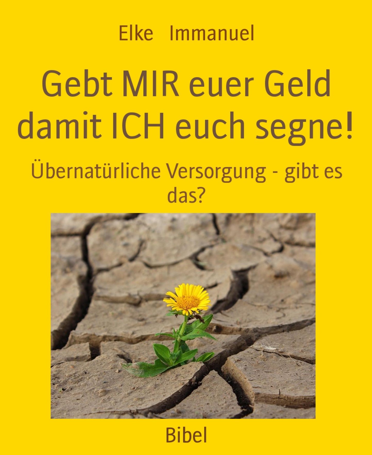 Gebt MIR euer Geld damit ICH euch segne!: Übernatürliche Versorgung - gibt es das?