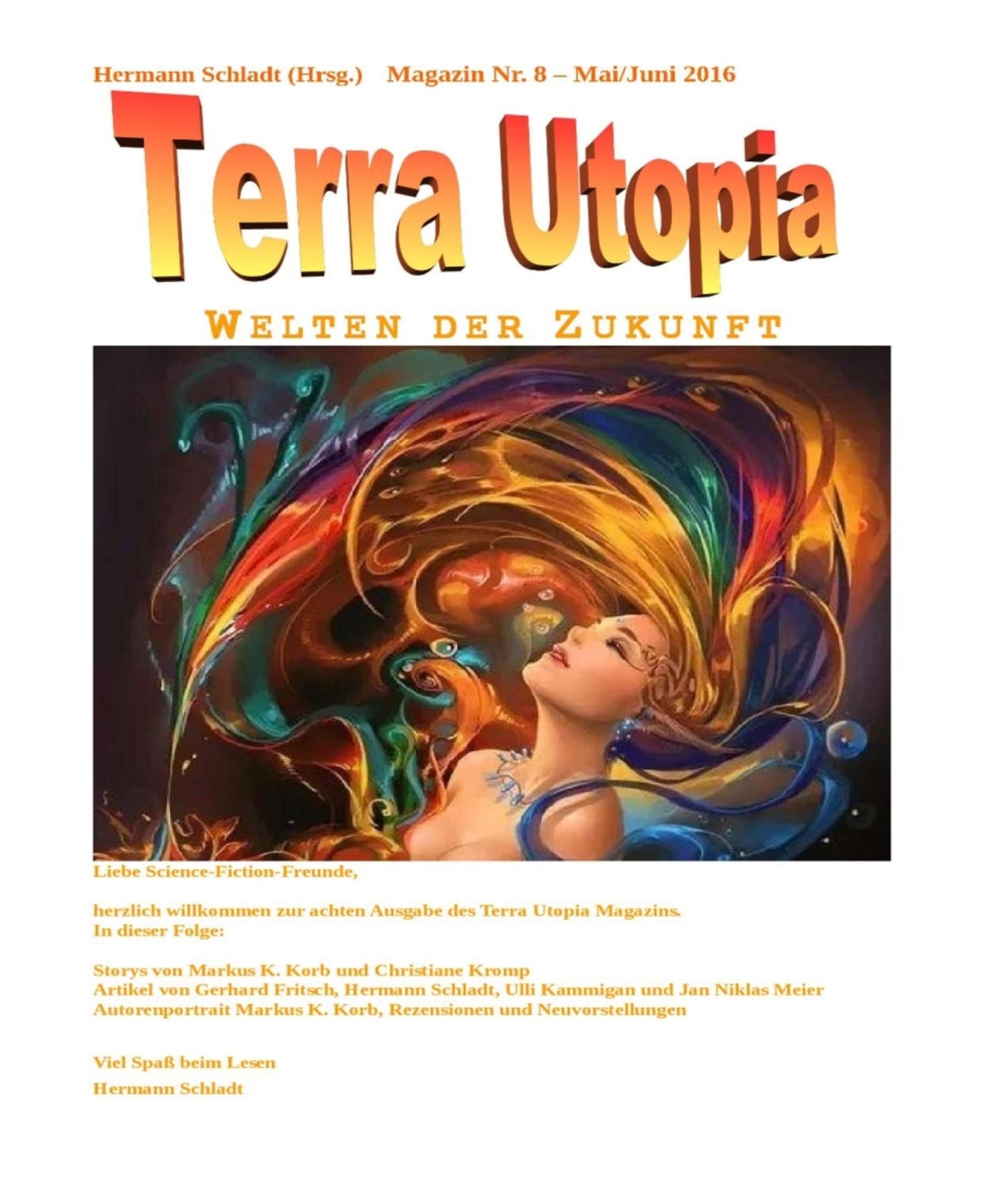 Terra Utopia Magazin Nr. 8: Mai / Juni 2016