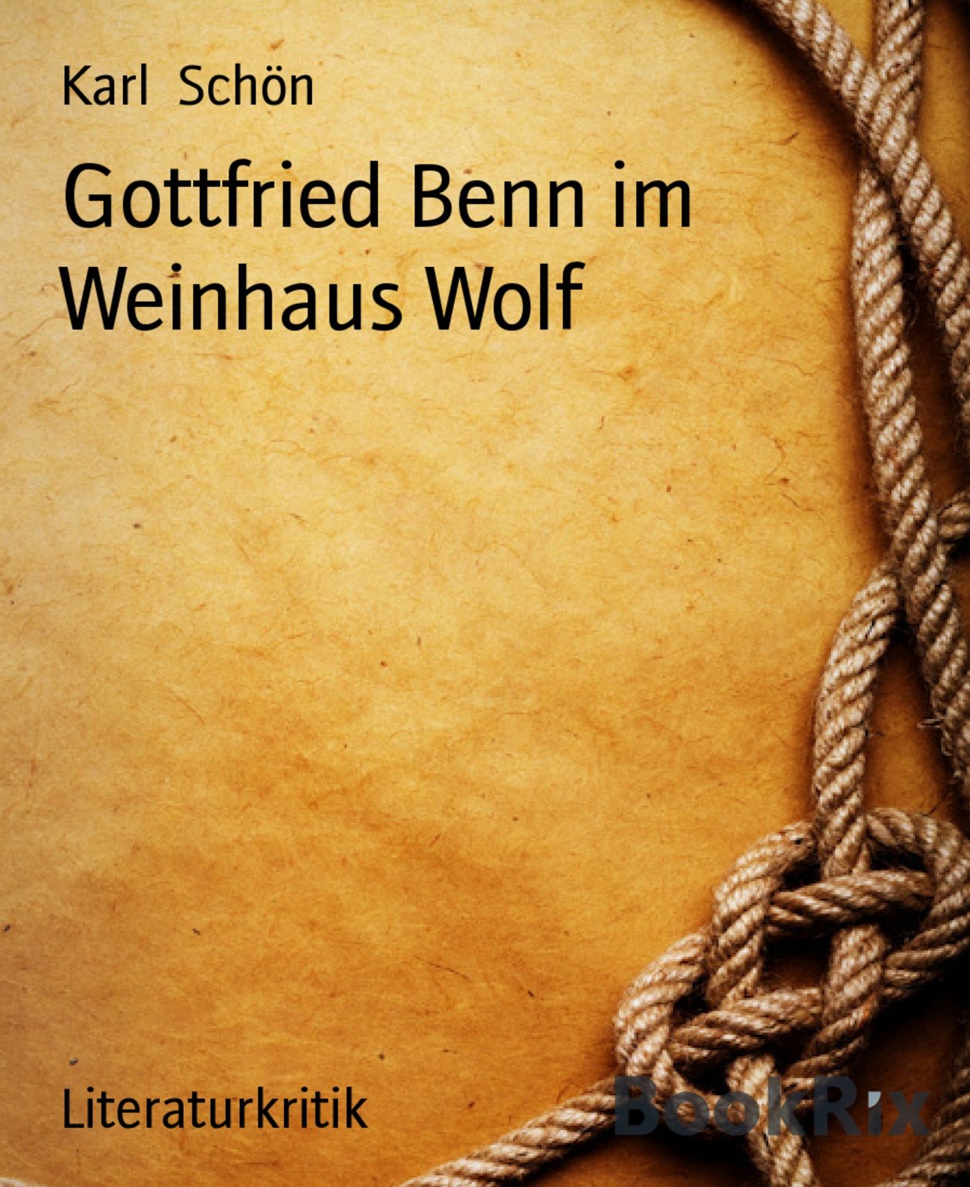 Gottfried Benn im Weinhaus Wolf