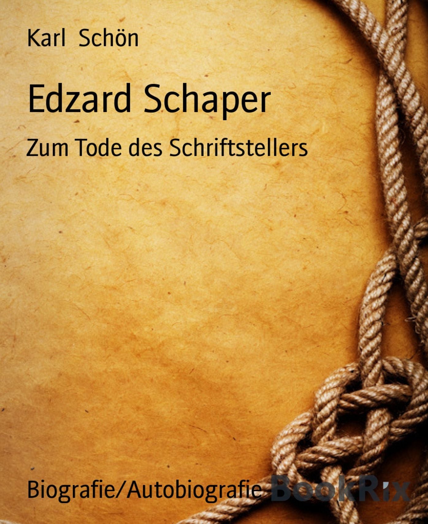 Edzard Schaper: Zum Tode des Schriftstellers