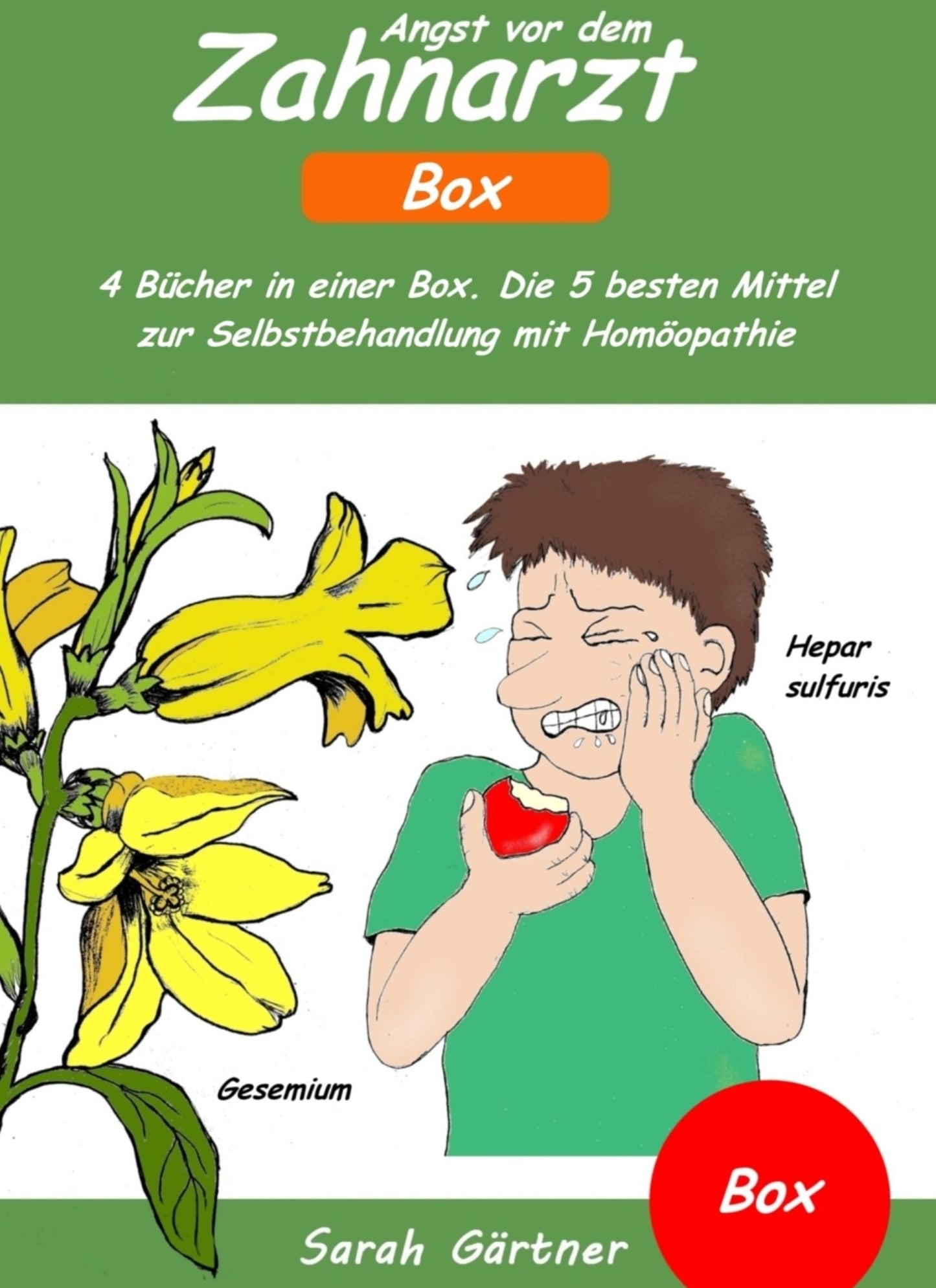 Angst vor dem Zahnarzt - Box. 4 Bücher in einer Box. Die 5 besten Mittel zur Selbstbehandlung mit Homöopathie: Phobien überwinden und Ängste bei Kindern besiegen. Wie finde ich das richtige Mittel?