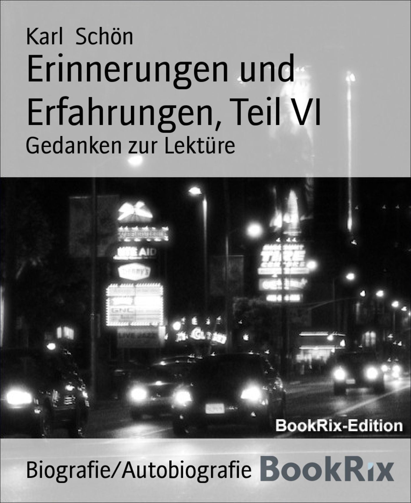 Erinnerungen und Erfahrungen, Teil VI: Gedanken zur Lektüre